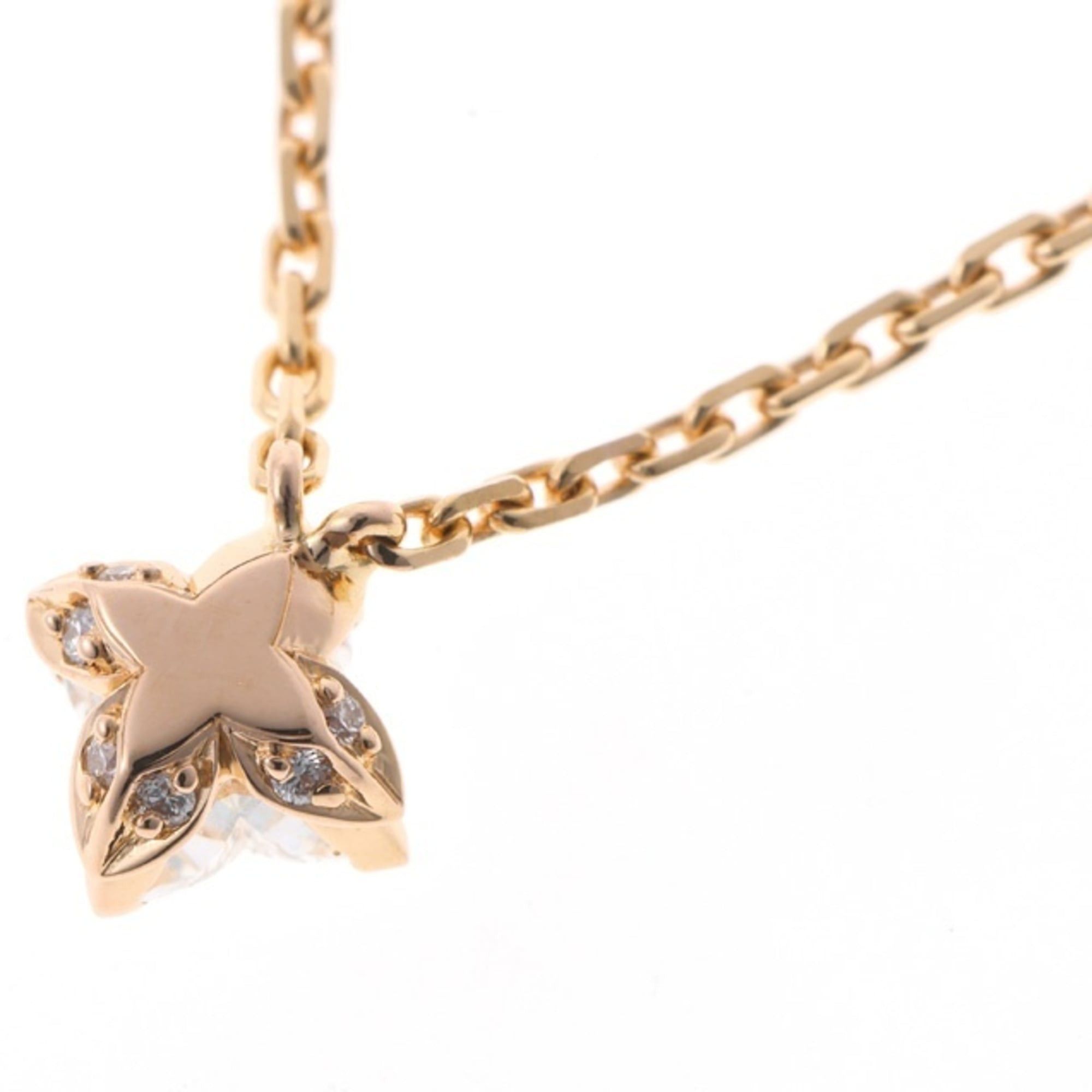 Louis Vuitton Louis Vuitton LV Diamond Star Pendant Necklace Q03842, 18K Pink Gold, Diamond, 42.5 cm Size ONE SIZE - 6 Thumbnail