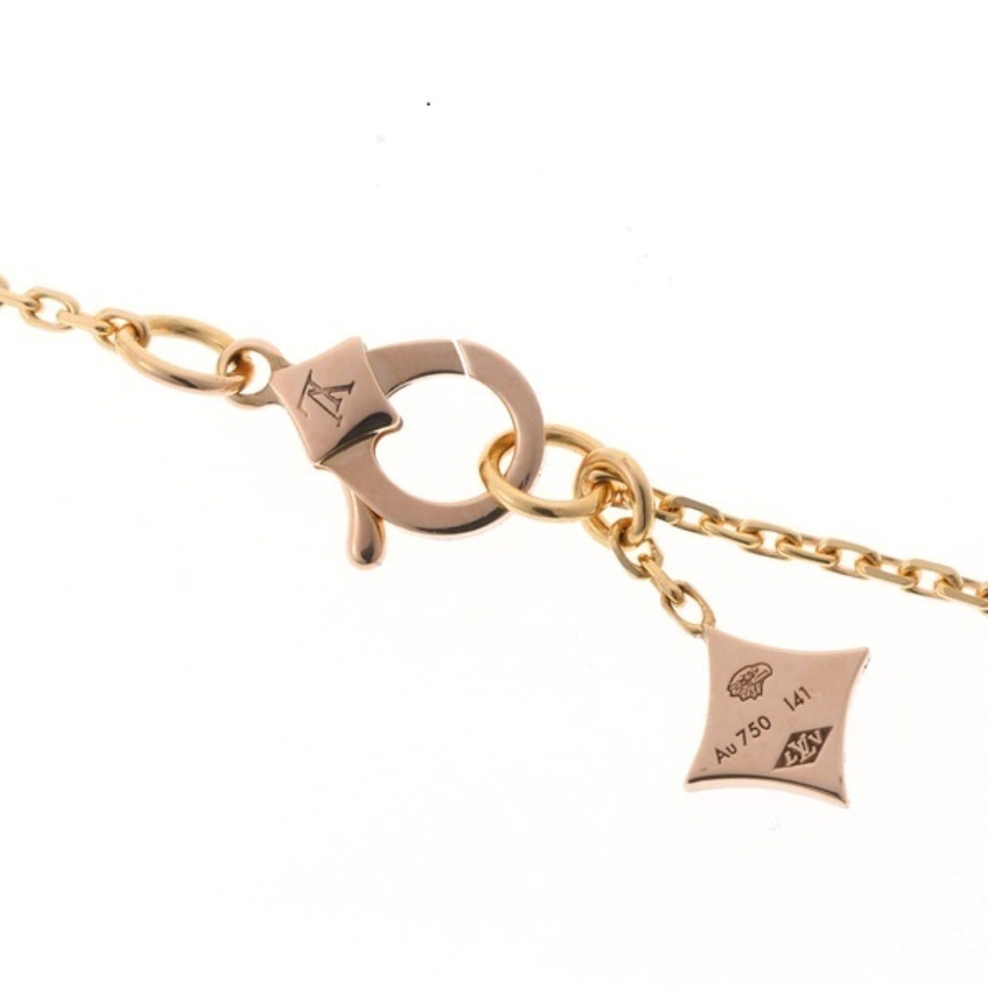 Louis Vuitton Louis Vuitton LV Diamond Star Pendant Necklace Q03842, 18K Pink Gold, Diamond, 42.5 cm Size ONE SIZE - 8 Thumbnail