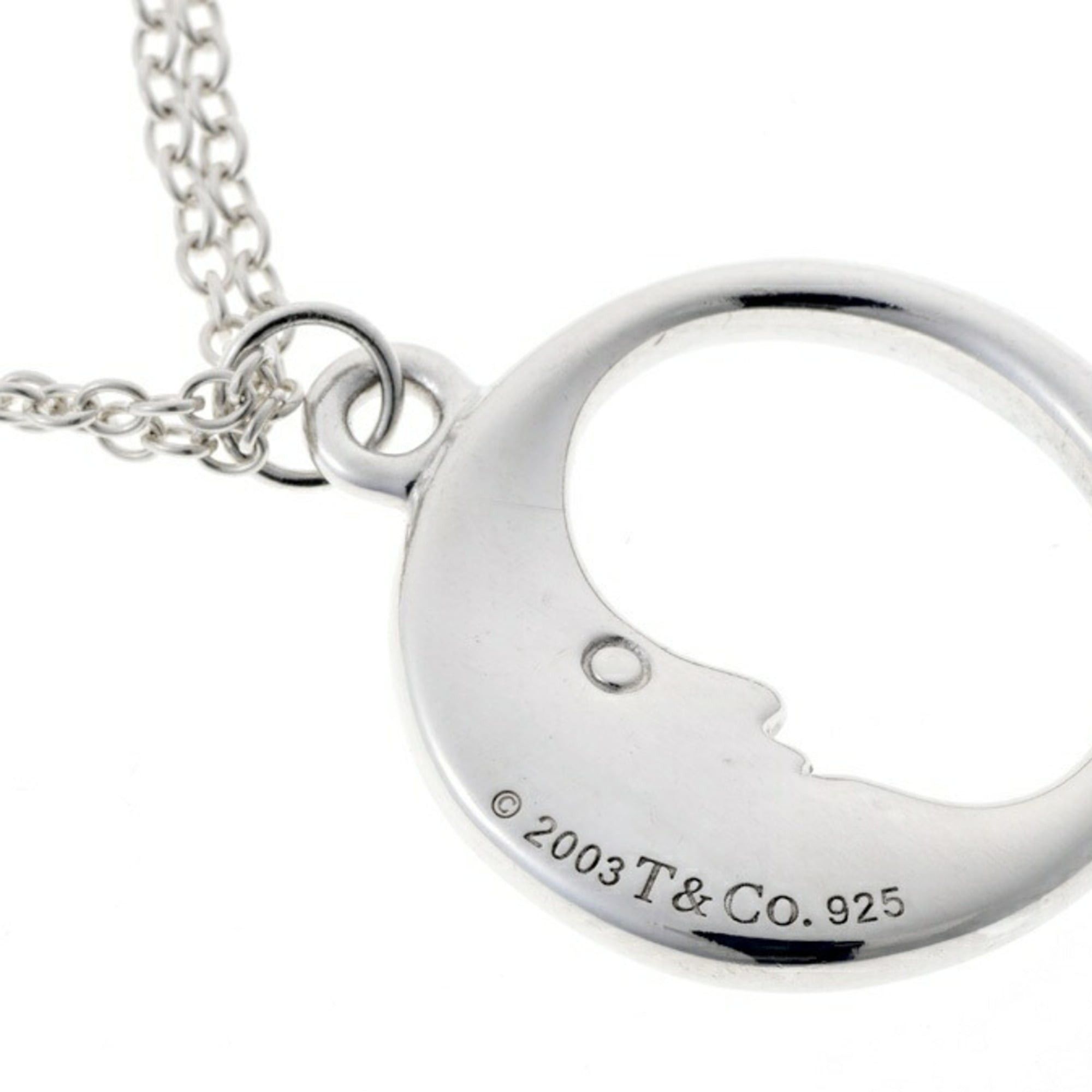 Tiffany & Co. Tiffany & Co. Man in the Moon Necklace, Sterling Silver (925), 41 cm Size ONE SIZE - 6 Thumbnail
