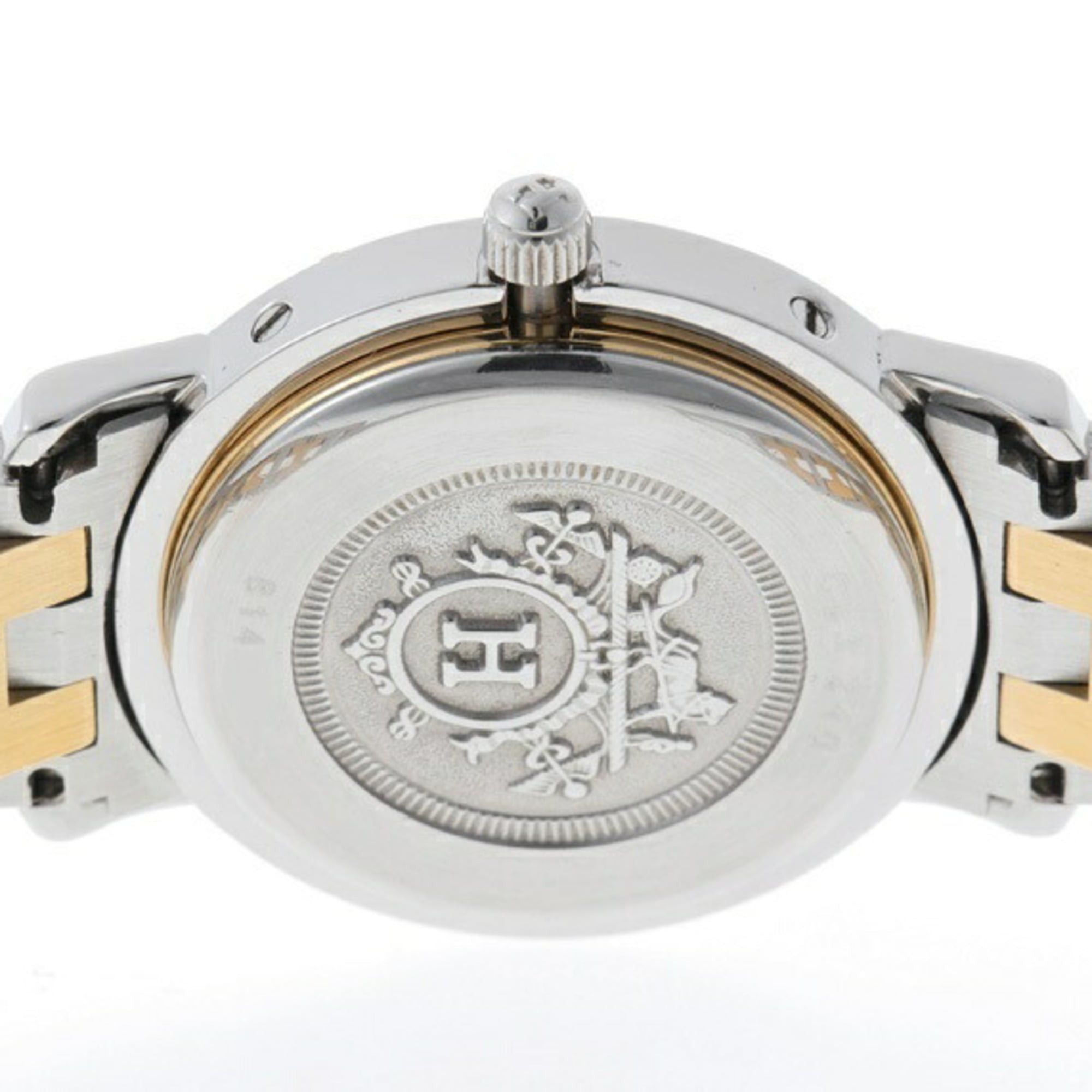 Hermes Hermes Clipper CL3.240.130.3-22 Beige Quartz Watch Size ONE SIZE - 4 Thumbnail