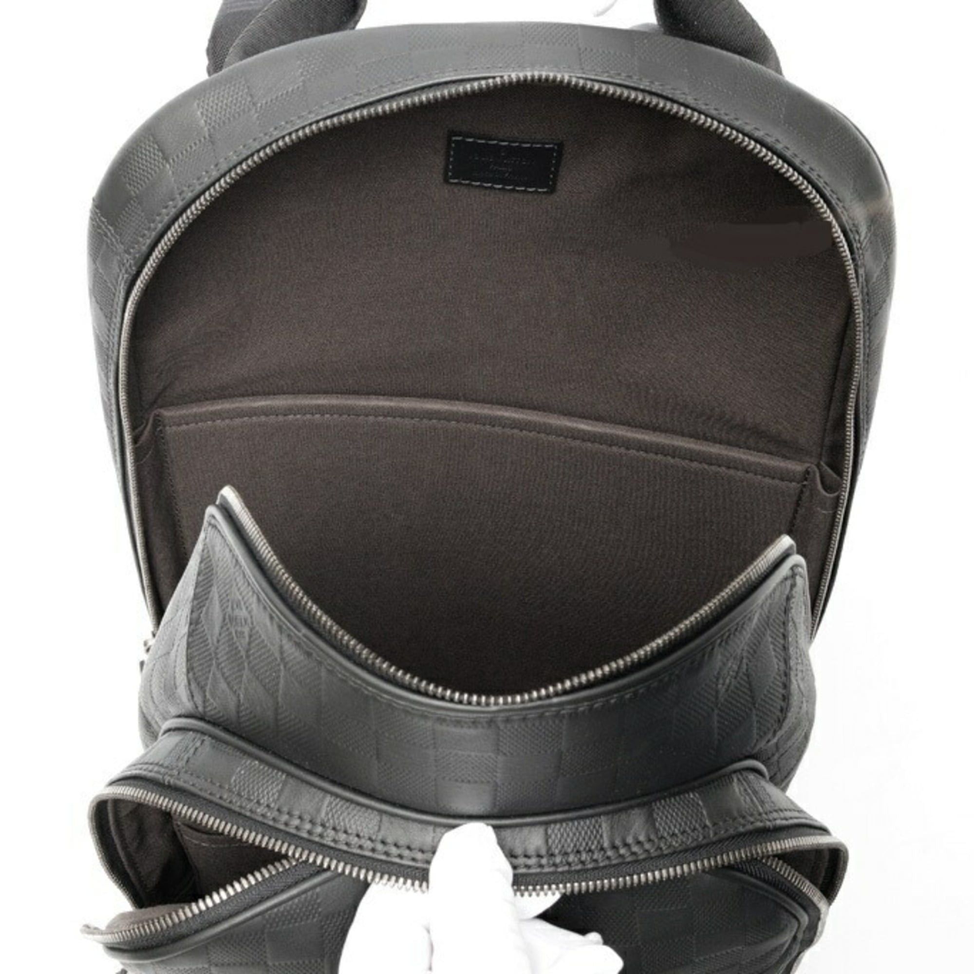 Louis Vuitton Louis Vuitton Michael Backpack N41330, Damier Infini Leather, Black Size ONE SIZE - 5 Thumbnail