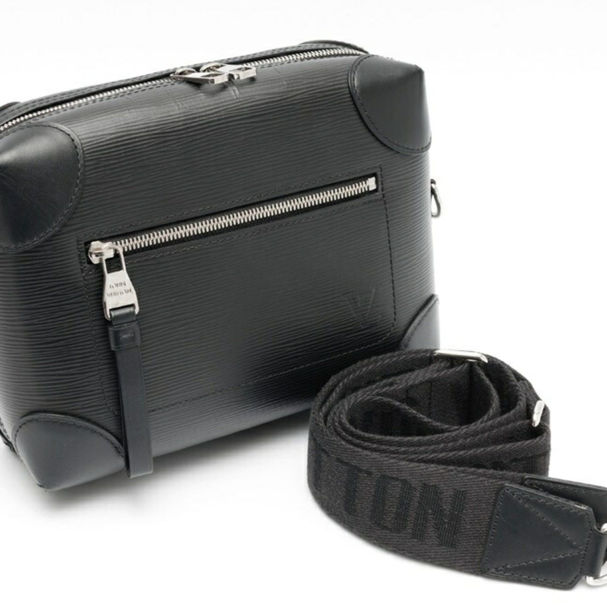Louis Vuitton Louis Vuitton Malle Souple Shoulder Bag M56599, Epi Leather, Black Size ONE SIZE - 9 Thumbnail