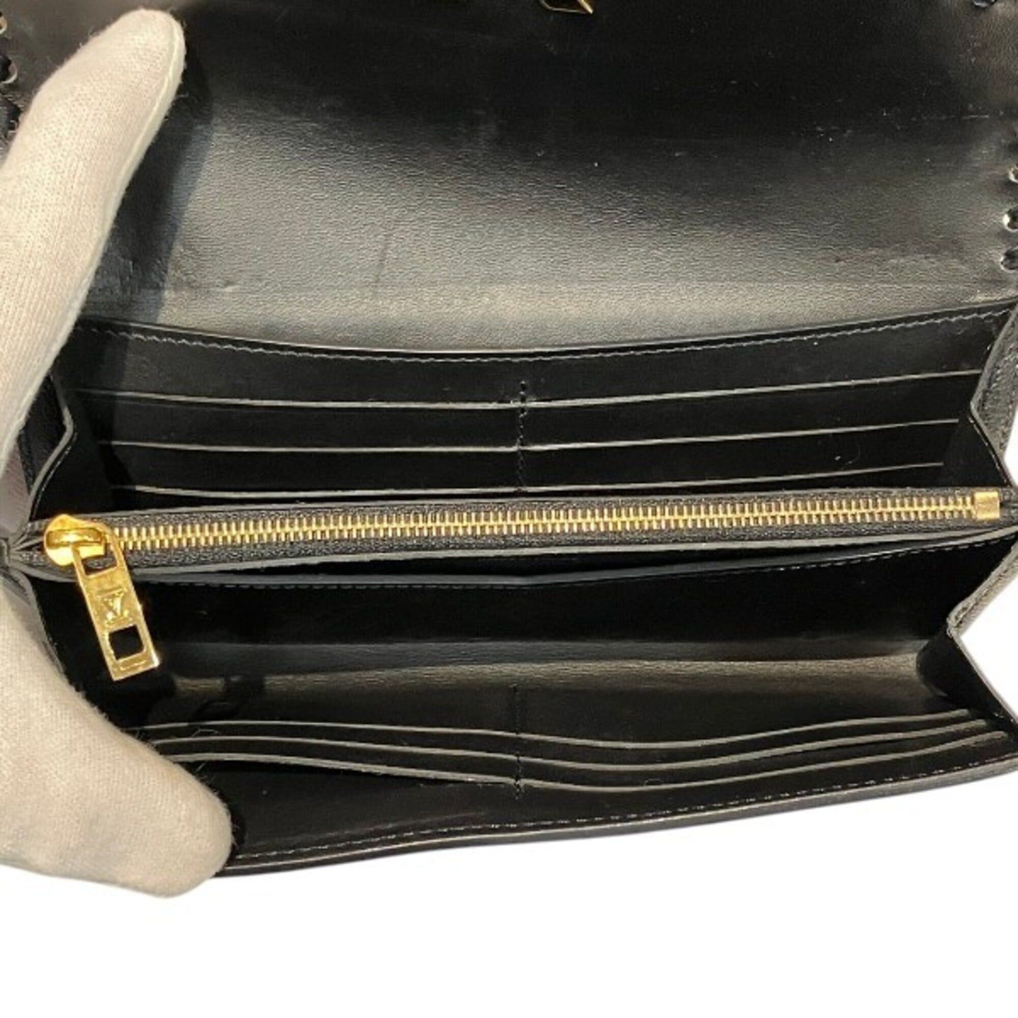 Louis Vuitton Louis Vuitton Monogram Portefeuille Very M62059 Noir Long Wallet Bi-fold for Women Size ONE SIZE - 6 Thumbnail