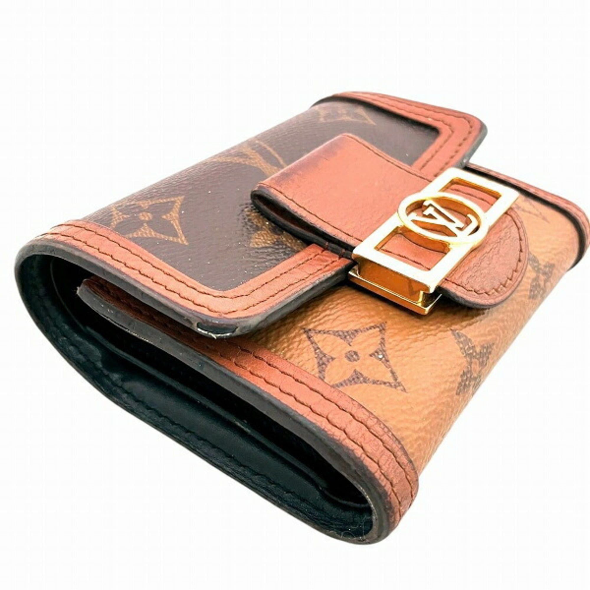 Louis Vuitton Louis Vuitton Monogram Reverse Portefeuille Dauphine Compact M68725 Tri-fold Wallet for Men and Women Size ONE SIZE - 9 Thumbnail