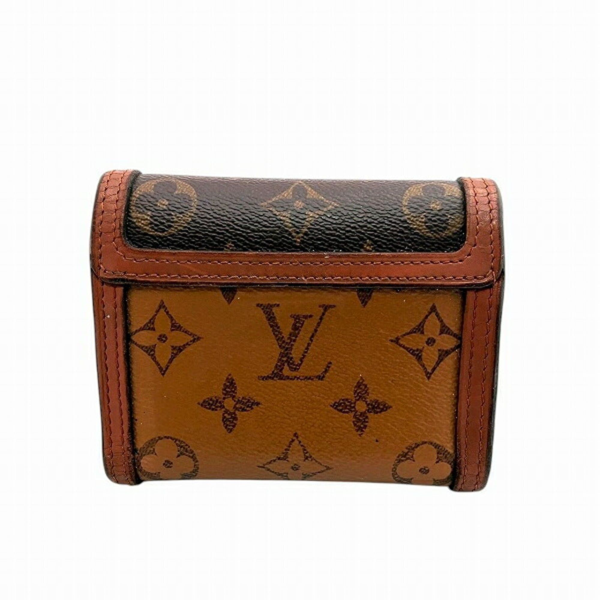Louis Vuitton Louis Vuitton Monogram Reverse Portefeuille Dauphine Compact M68725 Tri-fold Wallet for Men and Women Size ONE SIZE - 2 Thumbnail