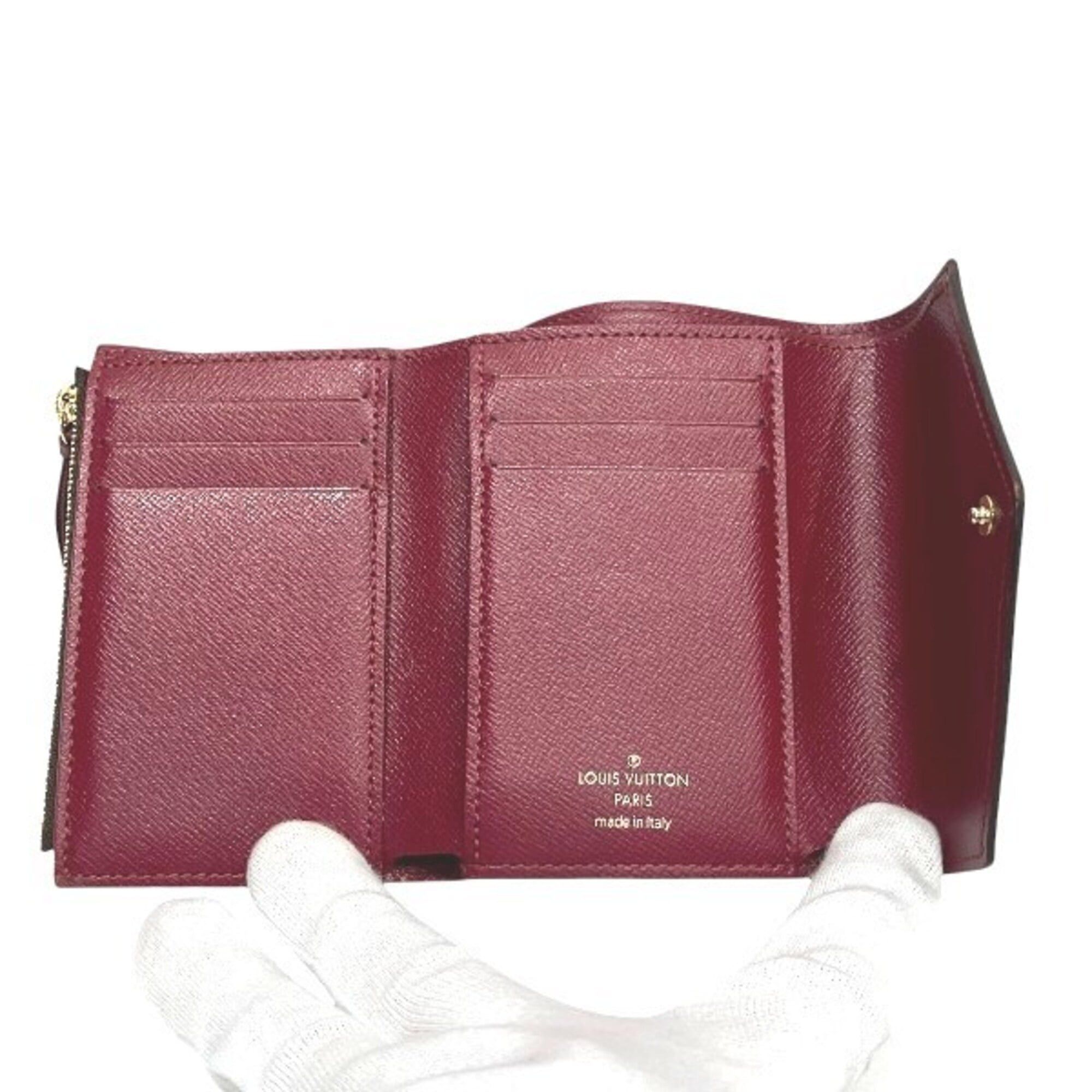 Louis Vuitton Louis Vuitton Monogram Portefeuille Victorine M41938 Tri-fold Wallet for Women Size ONE SIZE - 3 Thumbnail