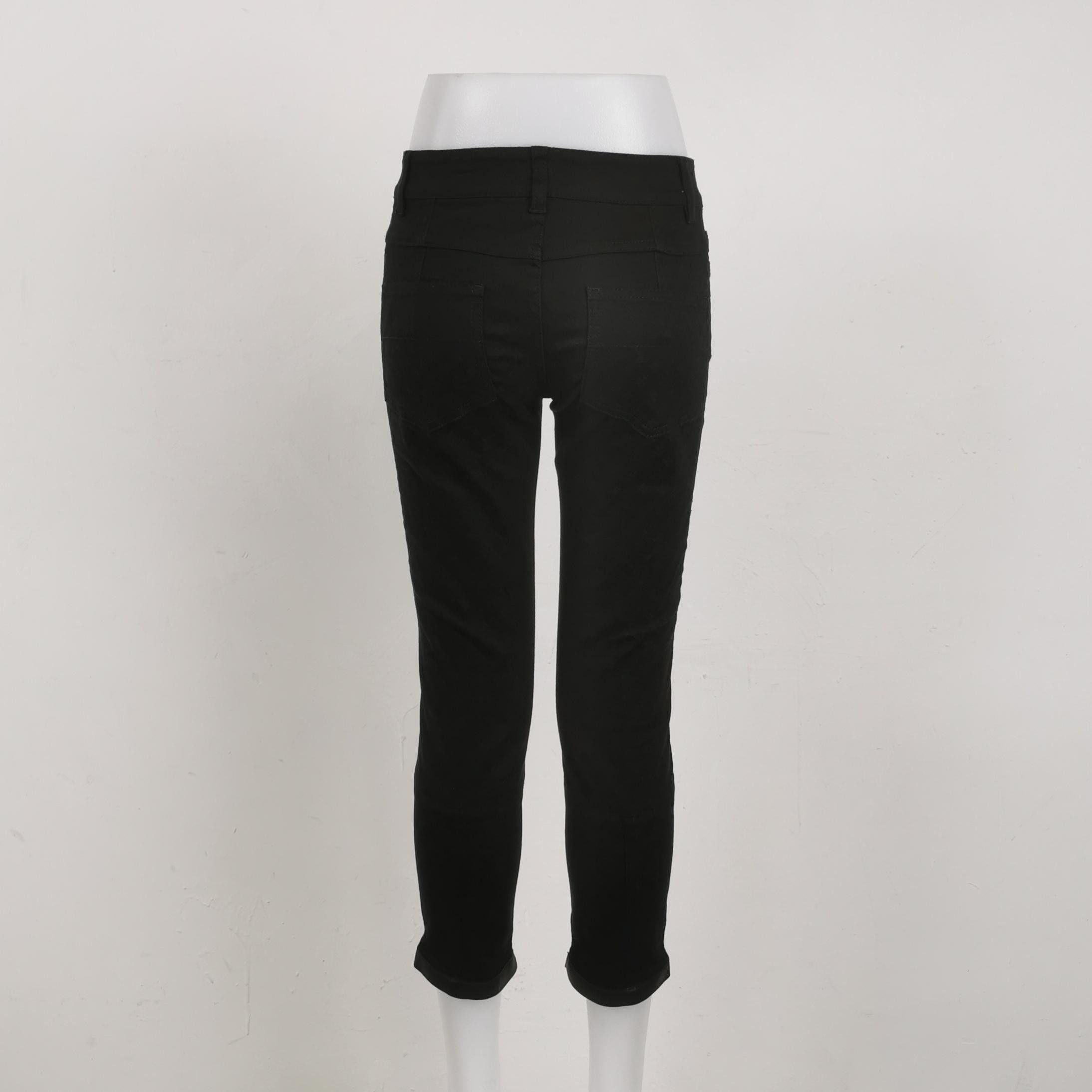 Louis Vuitton Louis Vuitton Logo Embossed Leather Trim Pants Size 36 Size 26" / US 2 / IT 38 - 2 Thumbnail