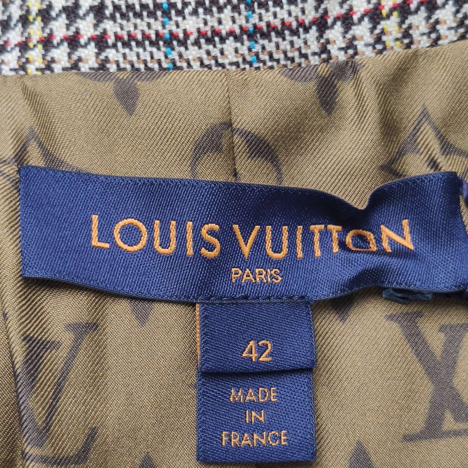 Louis Vuitton Louis Vuitton Plaid Wool Blazer Size 42 Size M / US 6-8 / IT 42-44 - 5 Thumbnail