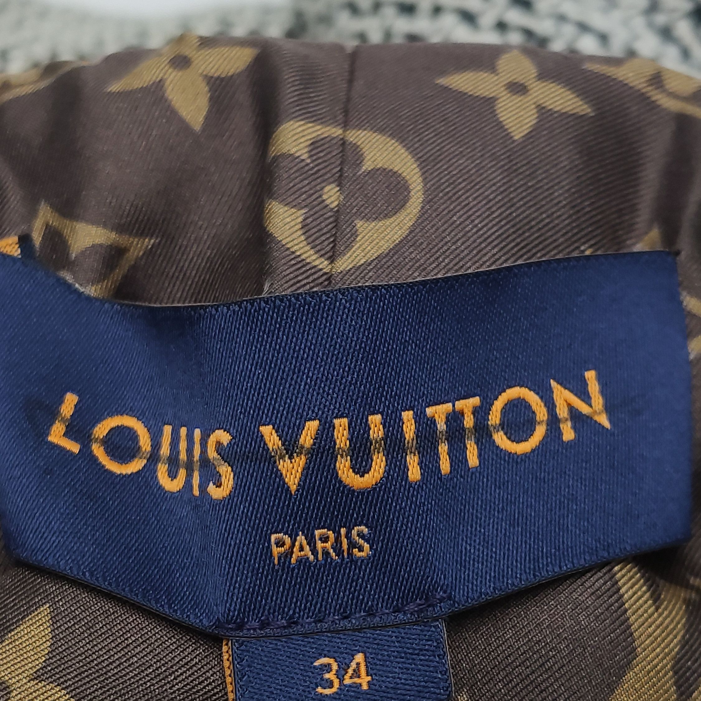 Louis Vuitton Louis Vuitton Wool Blend Tweed Coat Size 34 Size XS / US 0-2 / IT 36-38 - 13 Thumbnail