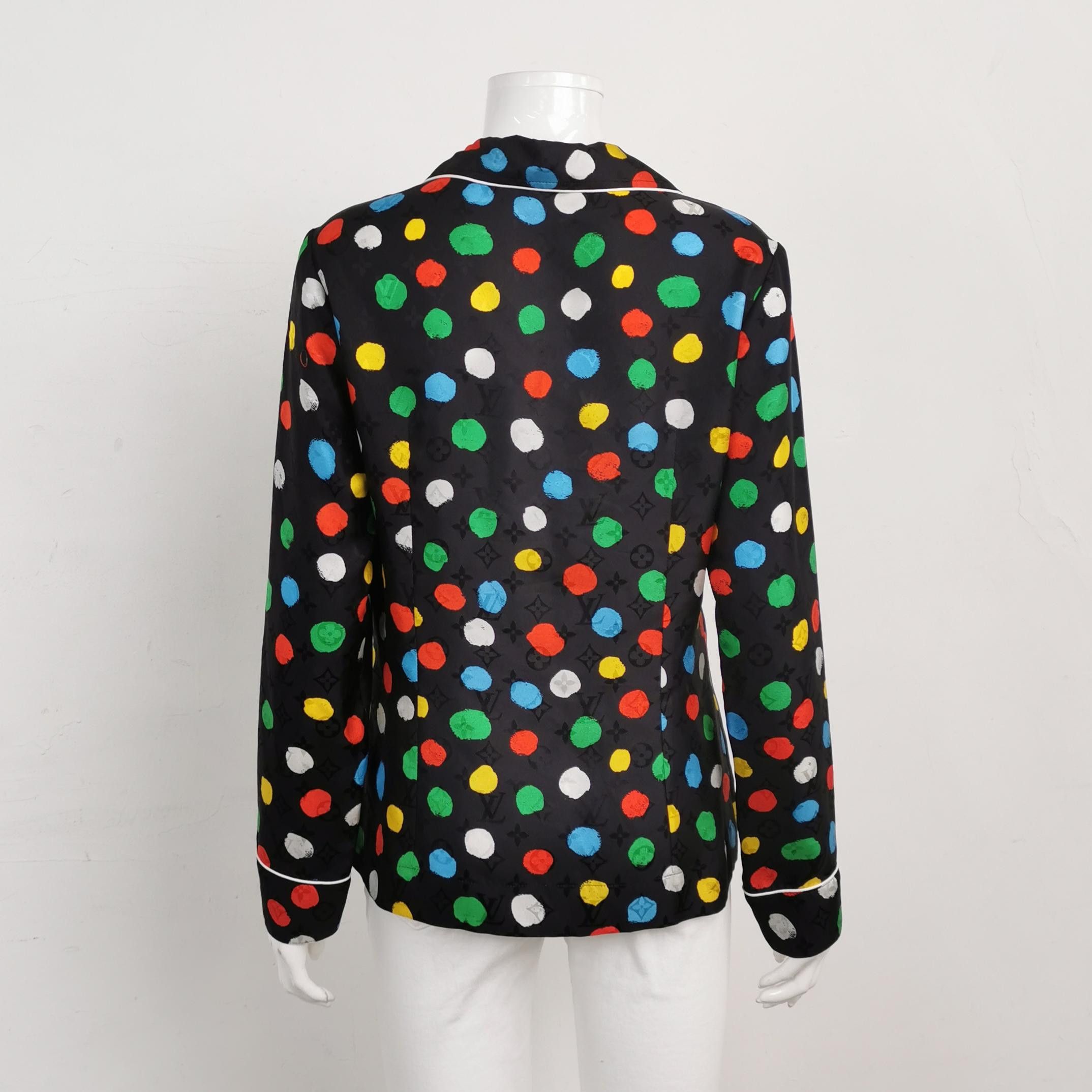 Louis Vuitton Louis Vuitton x Yayoi Kusama Painted Dots Pajama Shirt FR 36 Size XS / US 0-2 / IT 36-38 - 2 Thumbnail