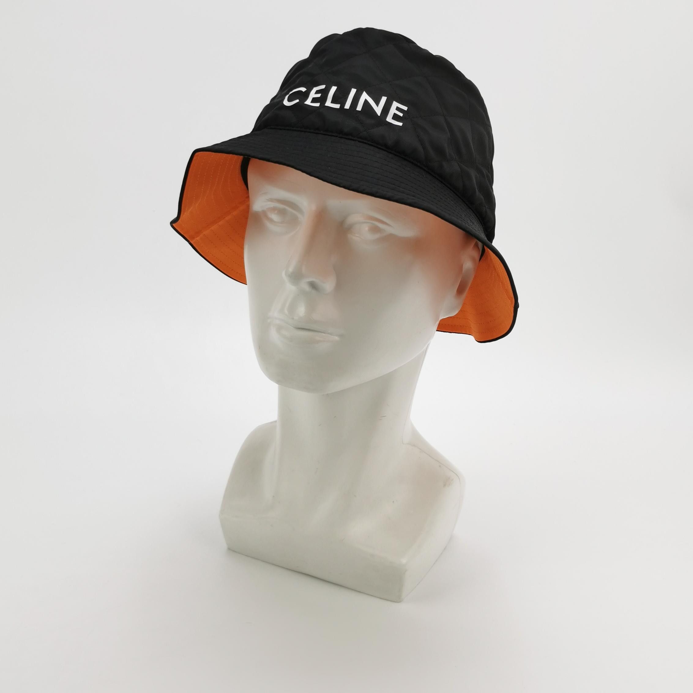 Celine Celine Reversible Quilted Bucket Hat Size M Size ONE SIZE - 2 Thumbnail