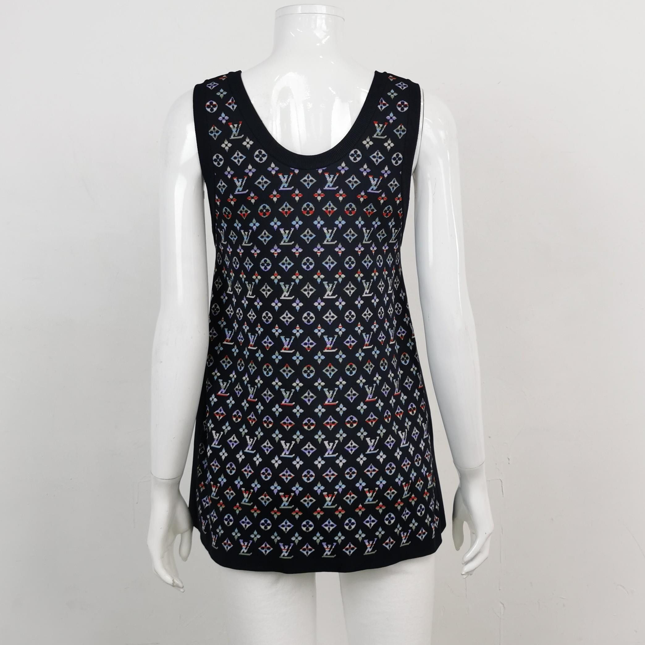Louis Vuitton Louis Vuitton Monogram Jacquard Tank Top Size S Size S / US 4 / IT 40 - 2 Thumbnail