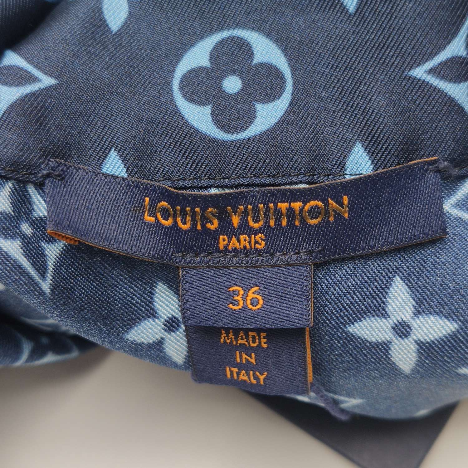 Louis Vuitton Louis Vuitton Monogram Silk Button Up Shirt Size 36 Size XS / US 0-2 / IT 36-38 - 5 Thumbnail