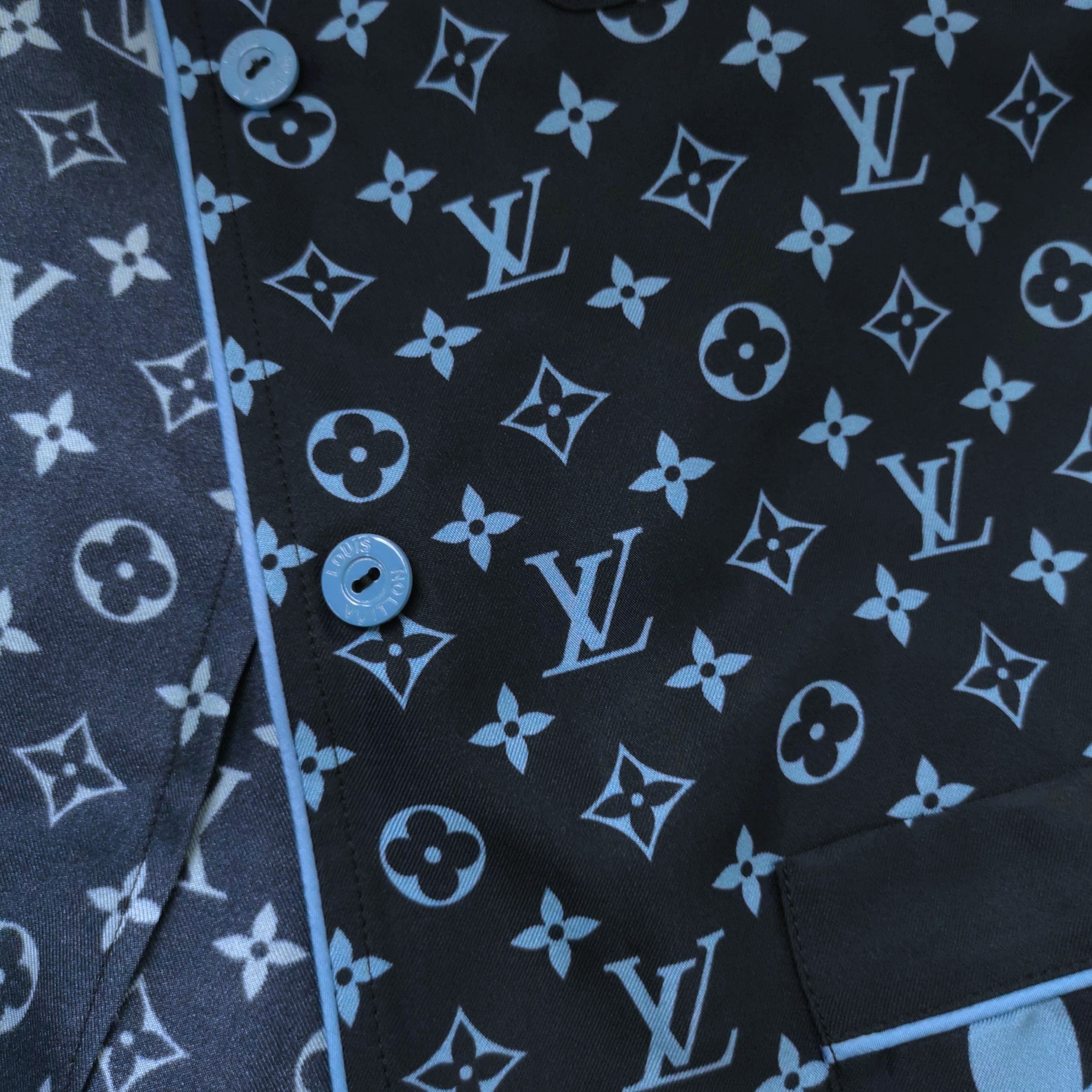 Louis Vuitton Louis Vuitton Monogram Silk Button Up Shirt Size 36 Size XS / US 0-2 / IT 36-38 - 3 Thumbnail