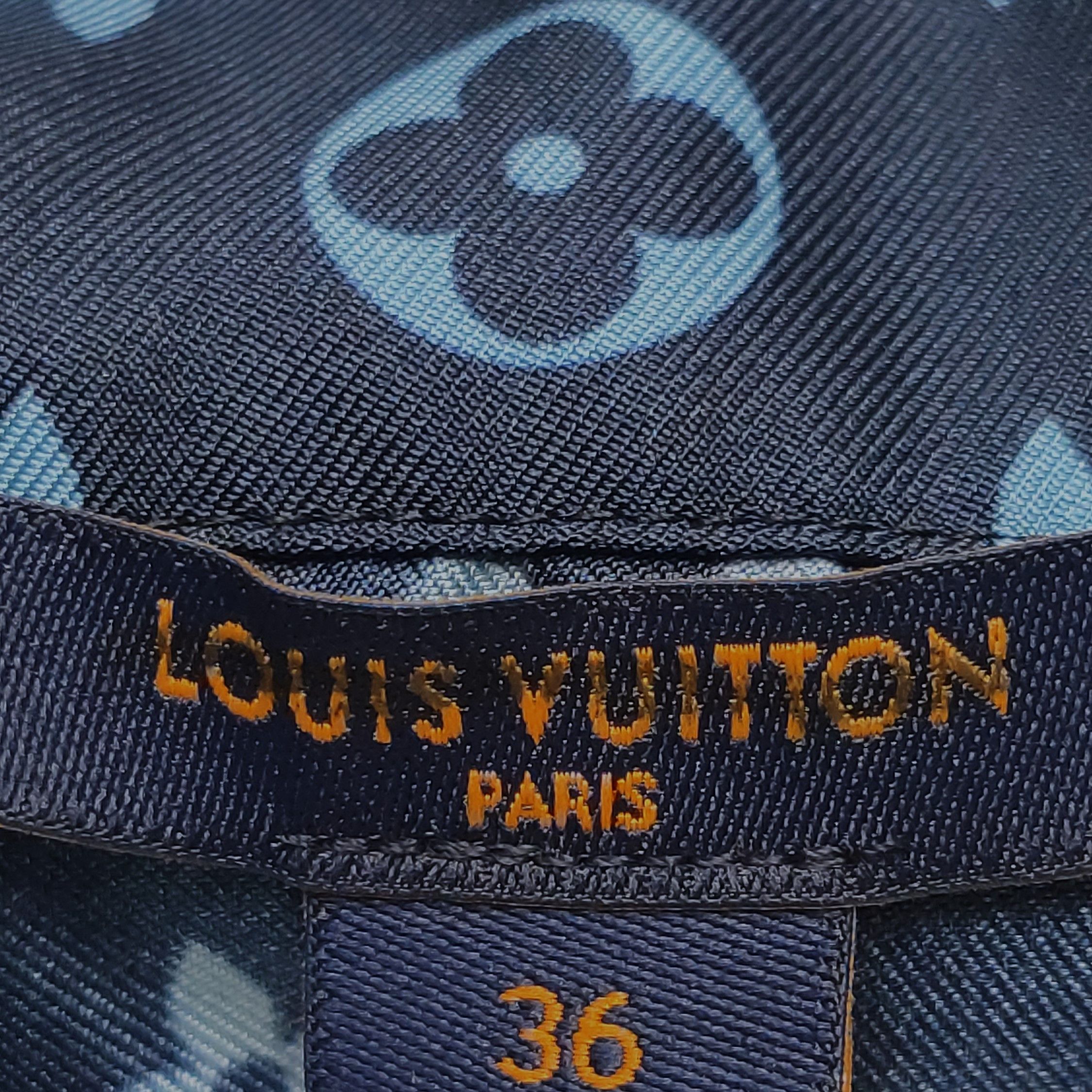 Louis Vuitton Louis Vuitton Monogram Silk Button Up Shirt Size 36 Size XS / US 0-2 / IT 36-38 - 10 Thumbnail