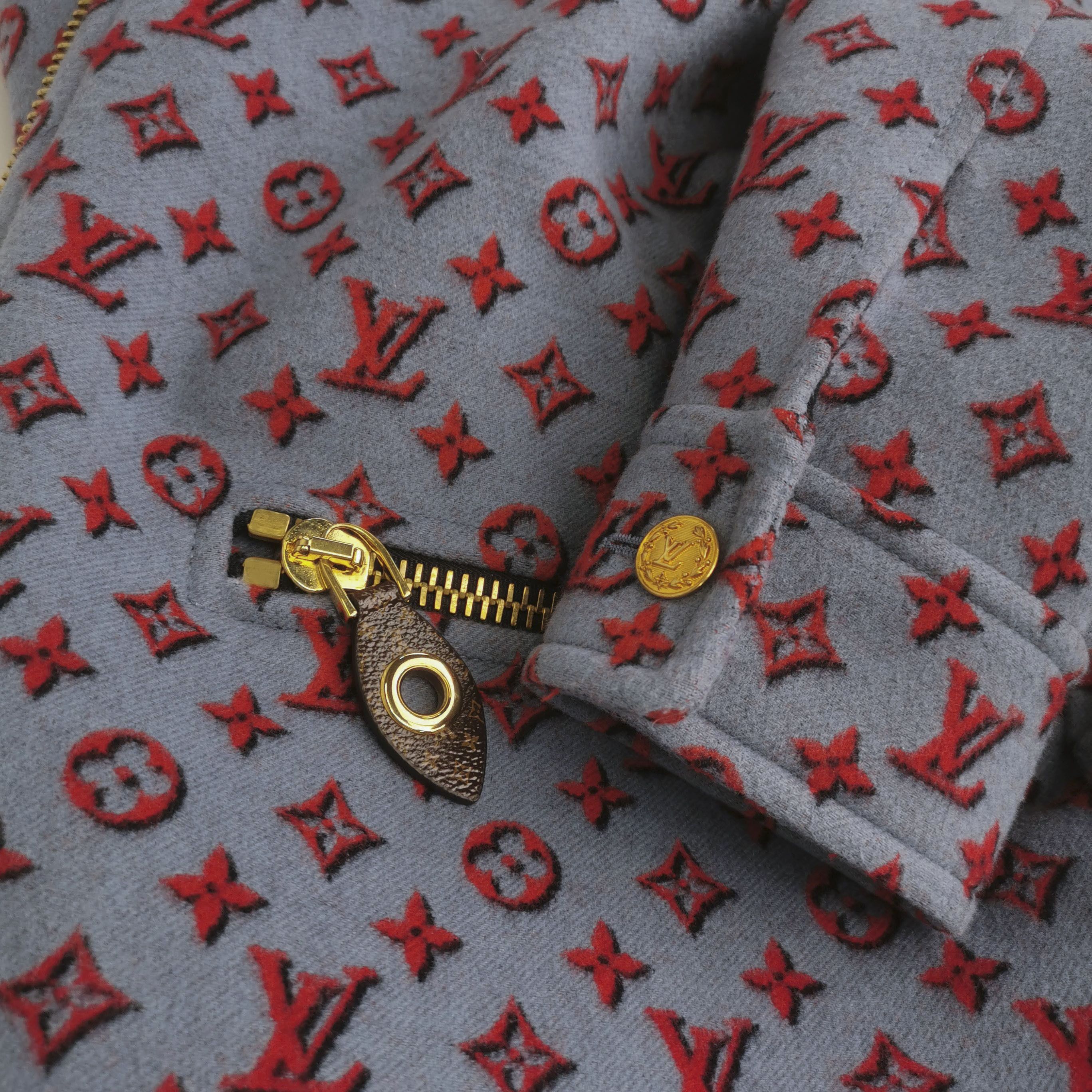 Louis Vuitton Louis Vuitton Monogram Wool Silk Jacket Size 34 Size XS / US 0-2 / IT 36-38 - 3 Thumbnail