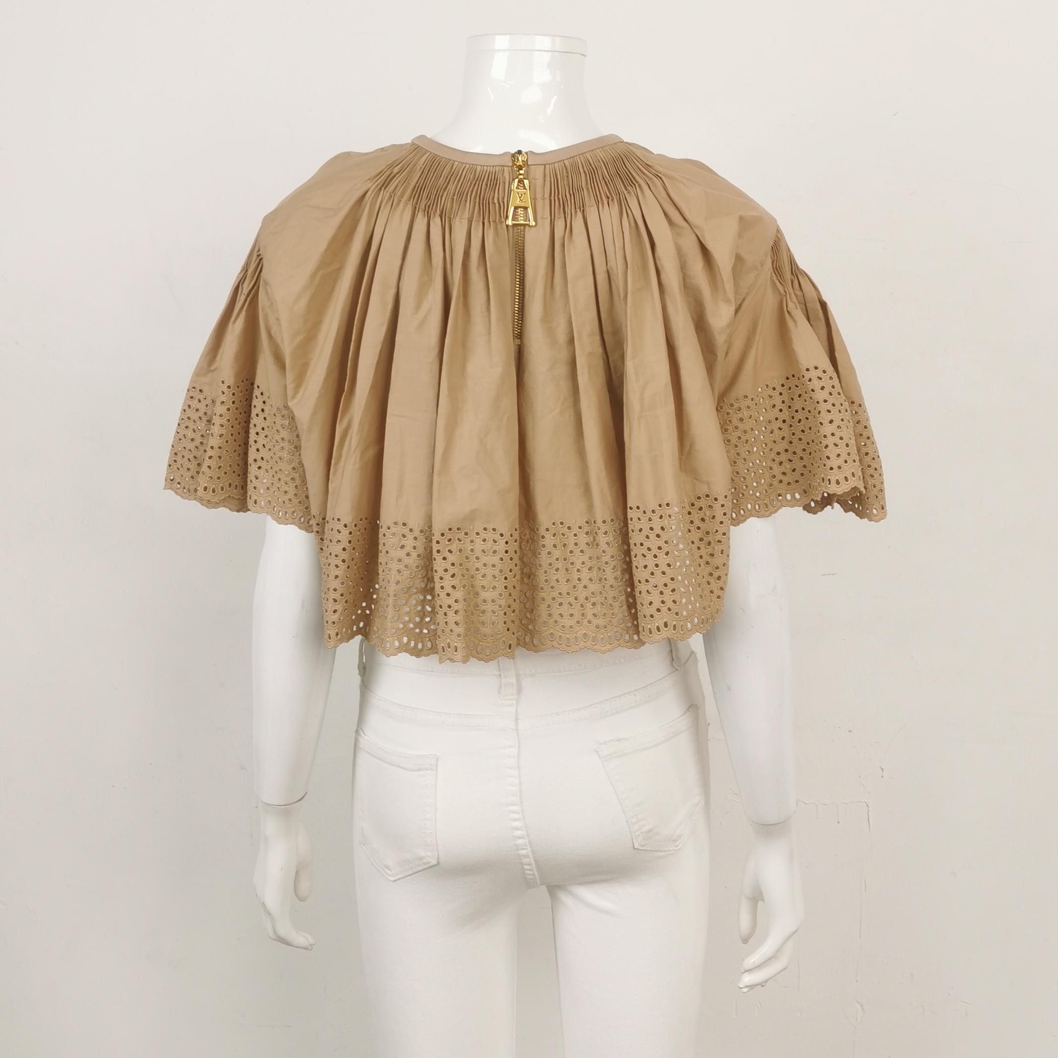 Louis Vuitton Louis Vuitton Eyelet Blouse Size FR 34 Size XS / US 0-2 / IT 36-38 - 2 Thumbnail