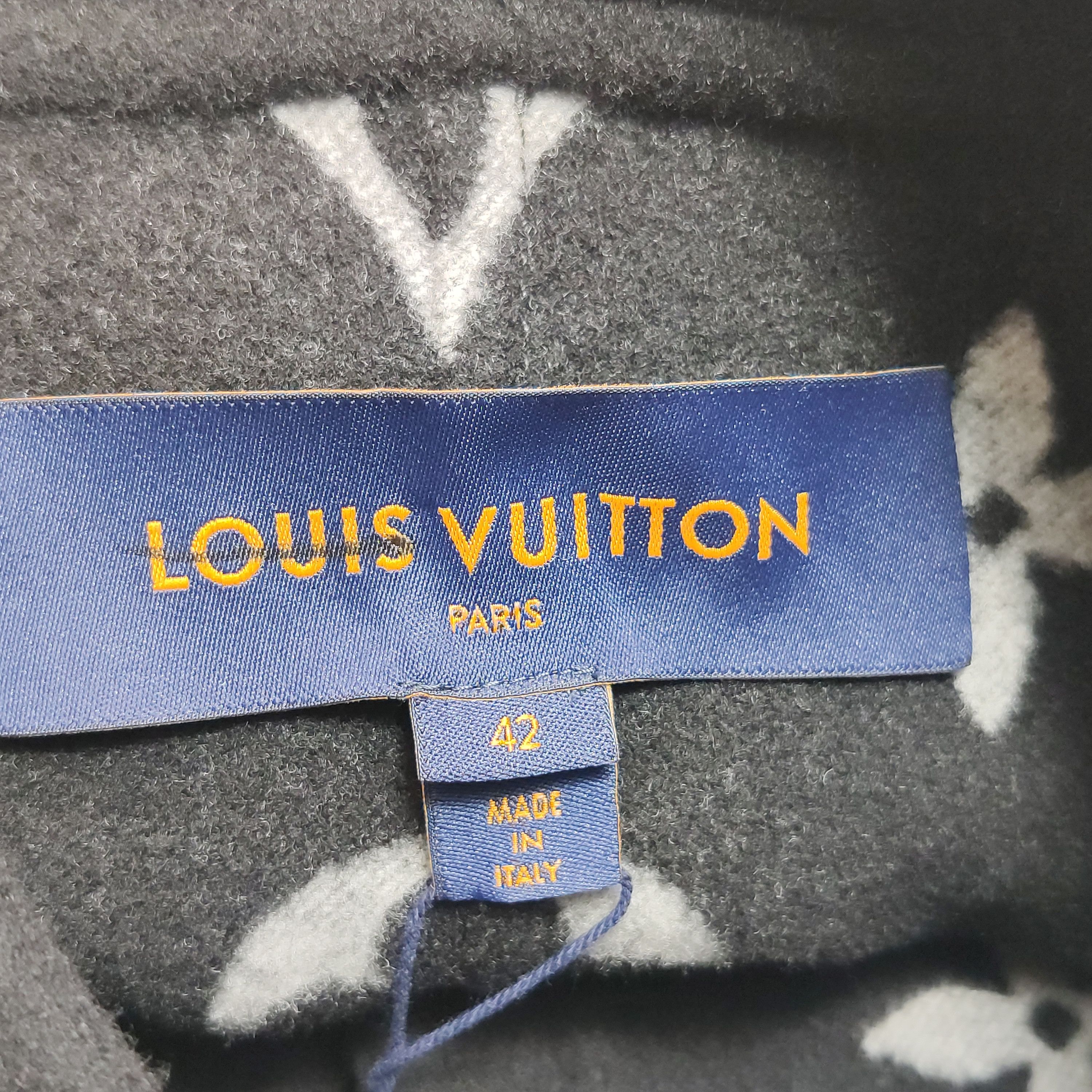 Louis Vuitton Louis Vuitton Monogram Wool Coat Size FR 42 Size M / US 6-8 / IT 42-44 - 6 Thumbnail