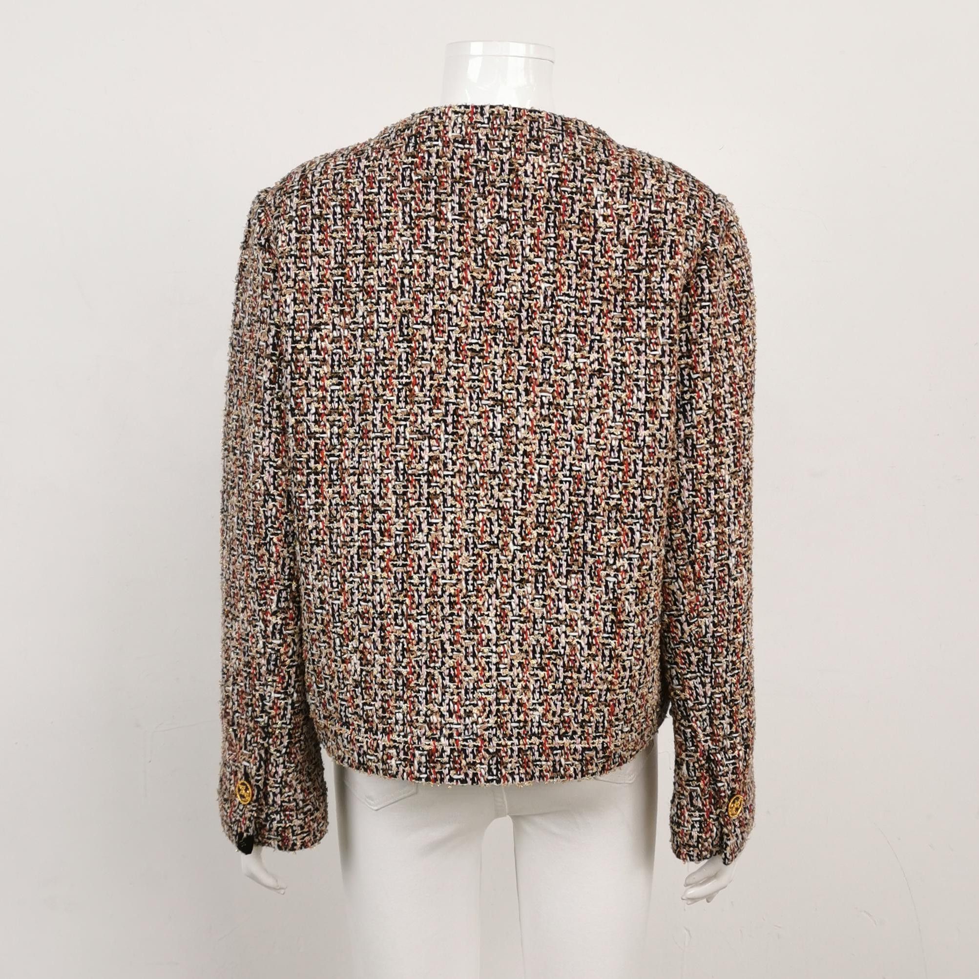 Louis Vuitton Louis Vuitton Tweed Button Up Jacket Size 38 Size S / US 4 / IT 40 - 2 Thumbnail