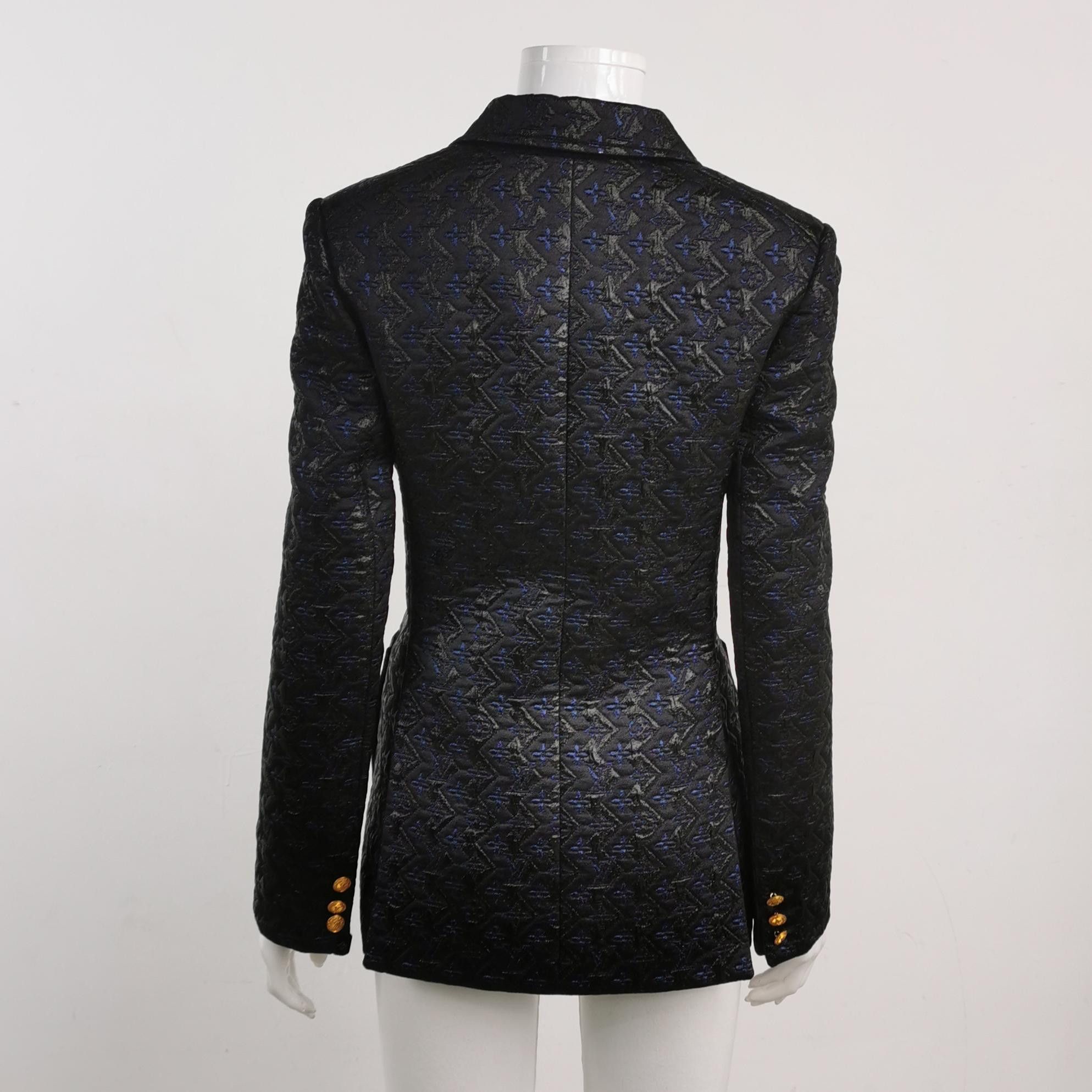Louis Vuitton Louis Vuitton Monogram Jacquard Blazer Size 34 Size XS / US 0-2 / IT 36-38 - 2 Thumbnail