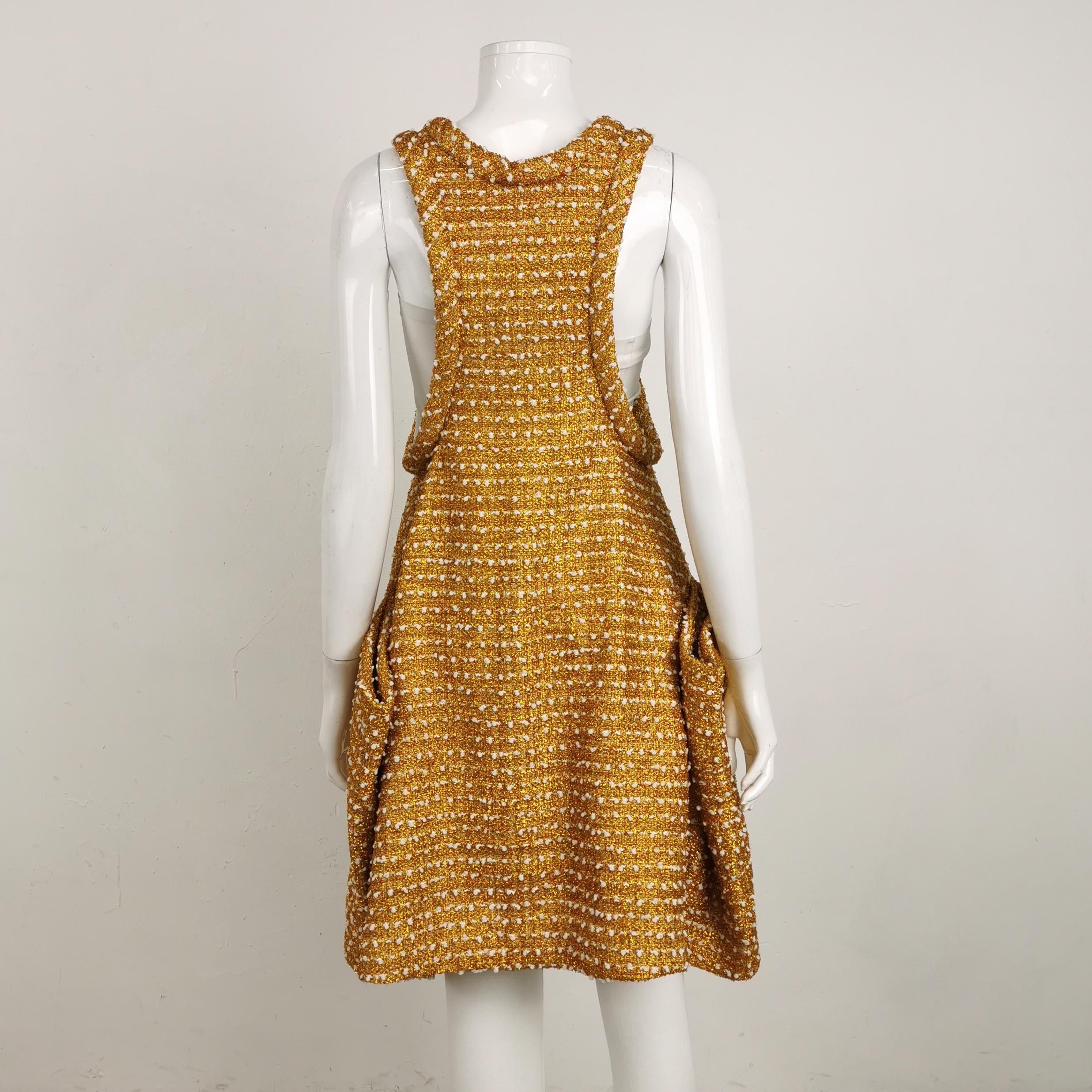 Louis Vuitton Louis Vuitton Metallic Tweed Mini Dress Size 32 Size XXS / US 00 / IT 34 - 2 Thumbnail