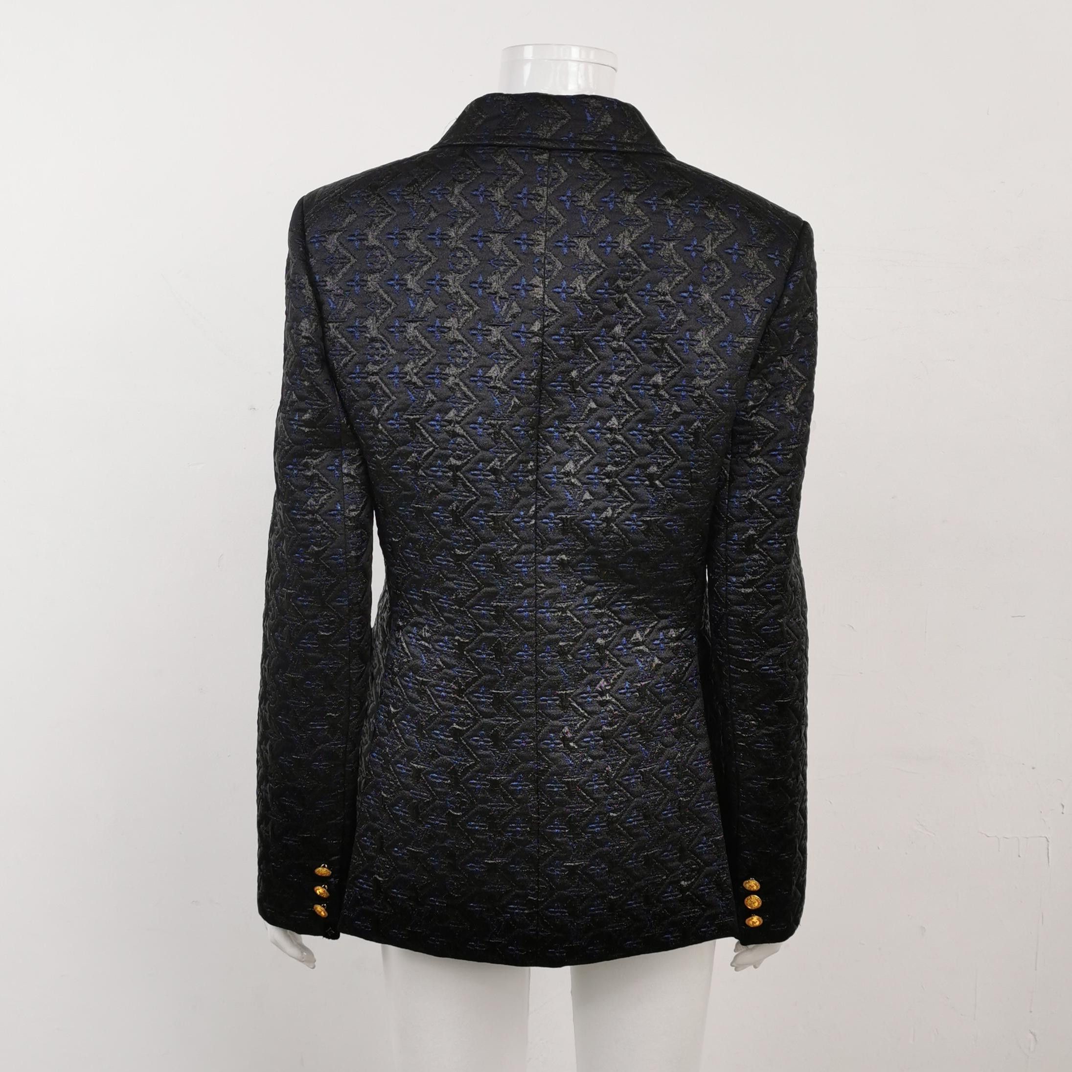 Louis Vuitton Louis Vuitton Monogram Jacquard Blazer Size 40 Size M / US 6-8 / IT 42-44 - 2 Thumbnail