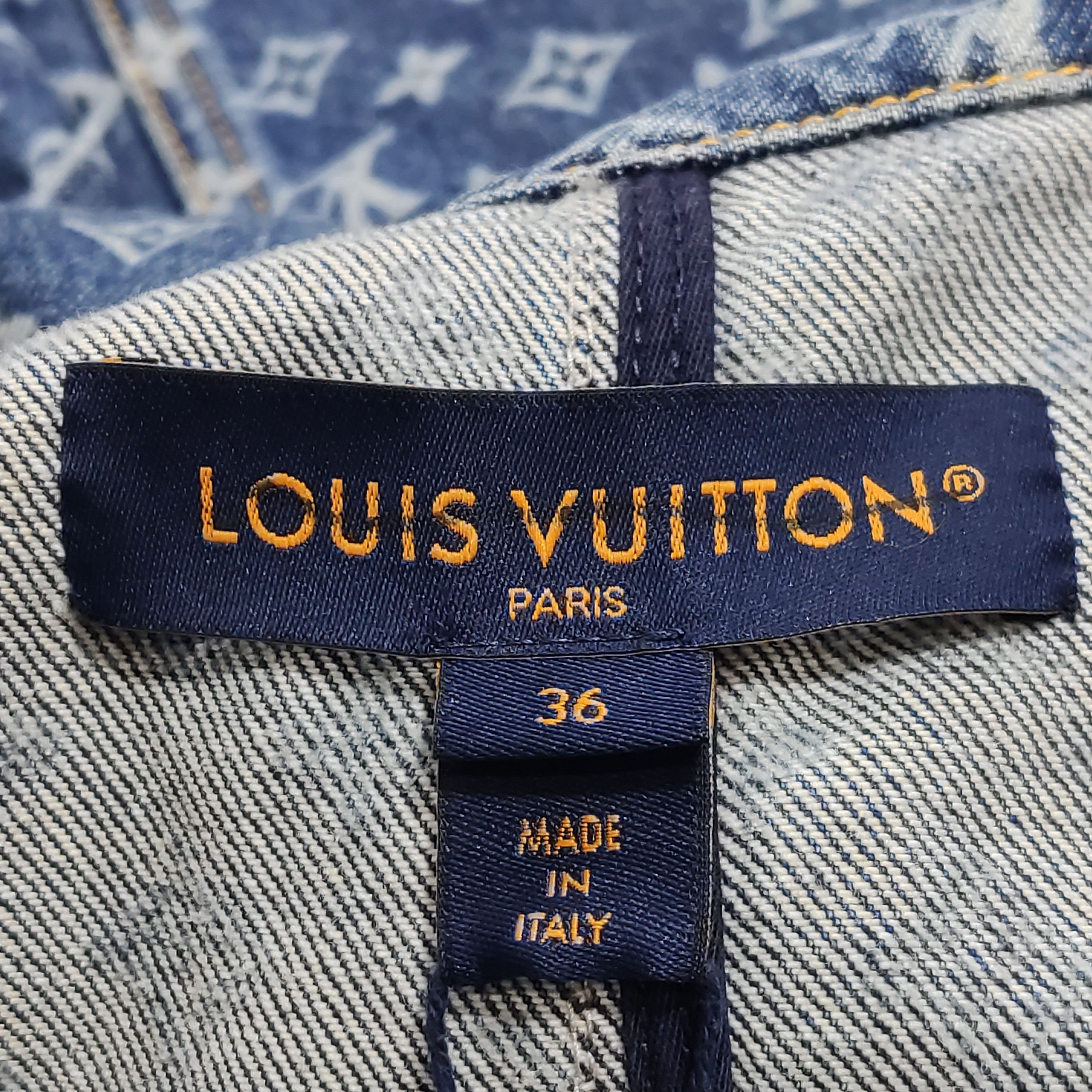 Louis Vuitton Louis Vuitton Monogram Denim Blazer Size 36 Size XS / US 0-2 / IT 36-38 - 5 Thumbnail