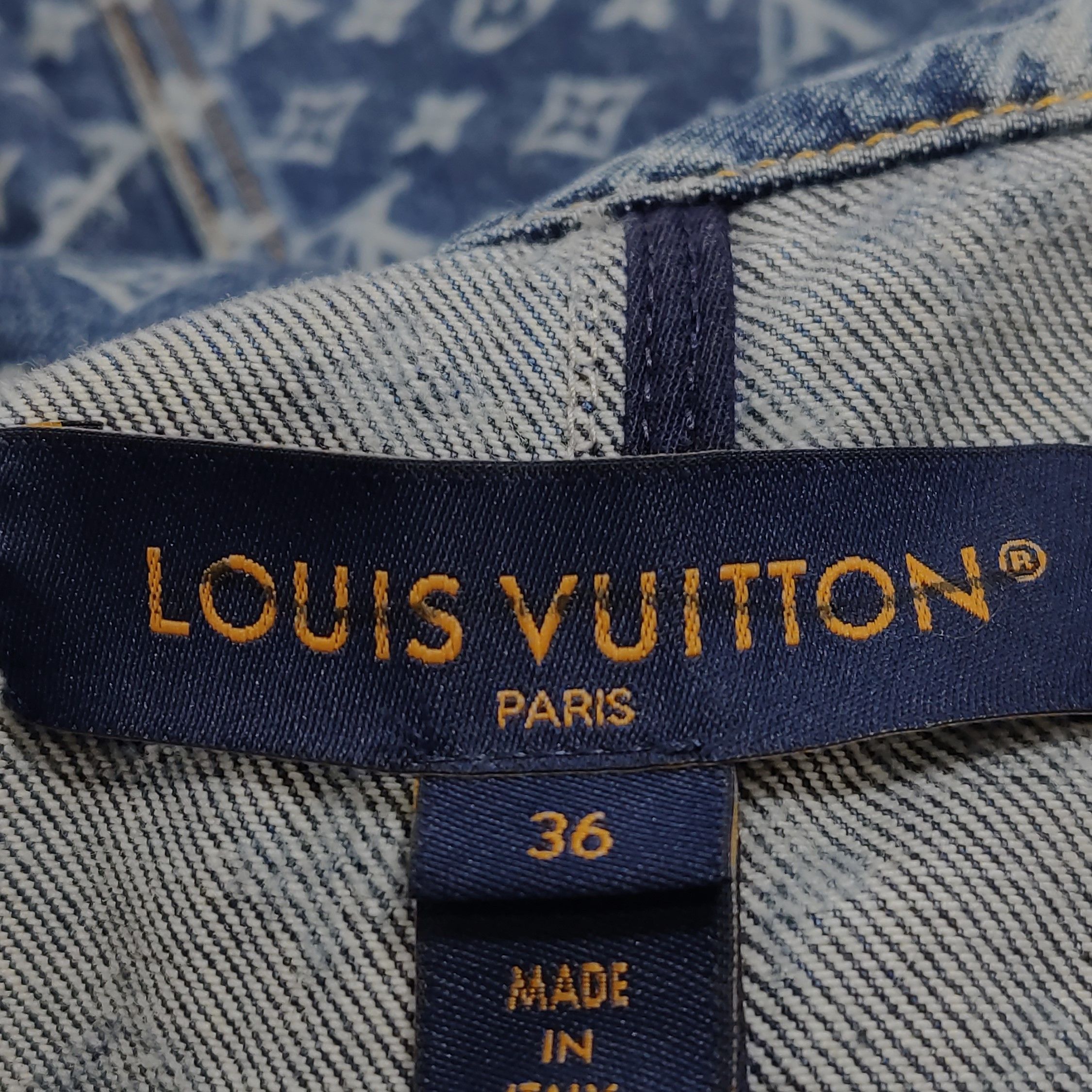 Louis Vuitton Louis Vuitton Monogram Denim Blazer Size 36 Size XS / US 0-2 / IT 36-38 - 9 Thumbnail