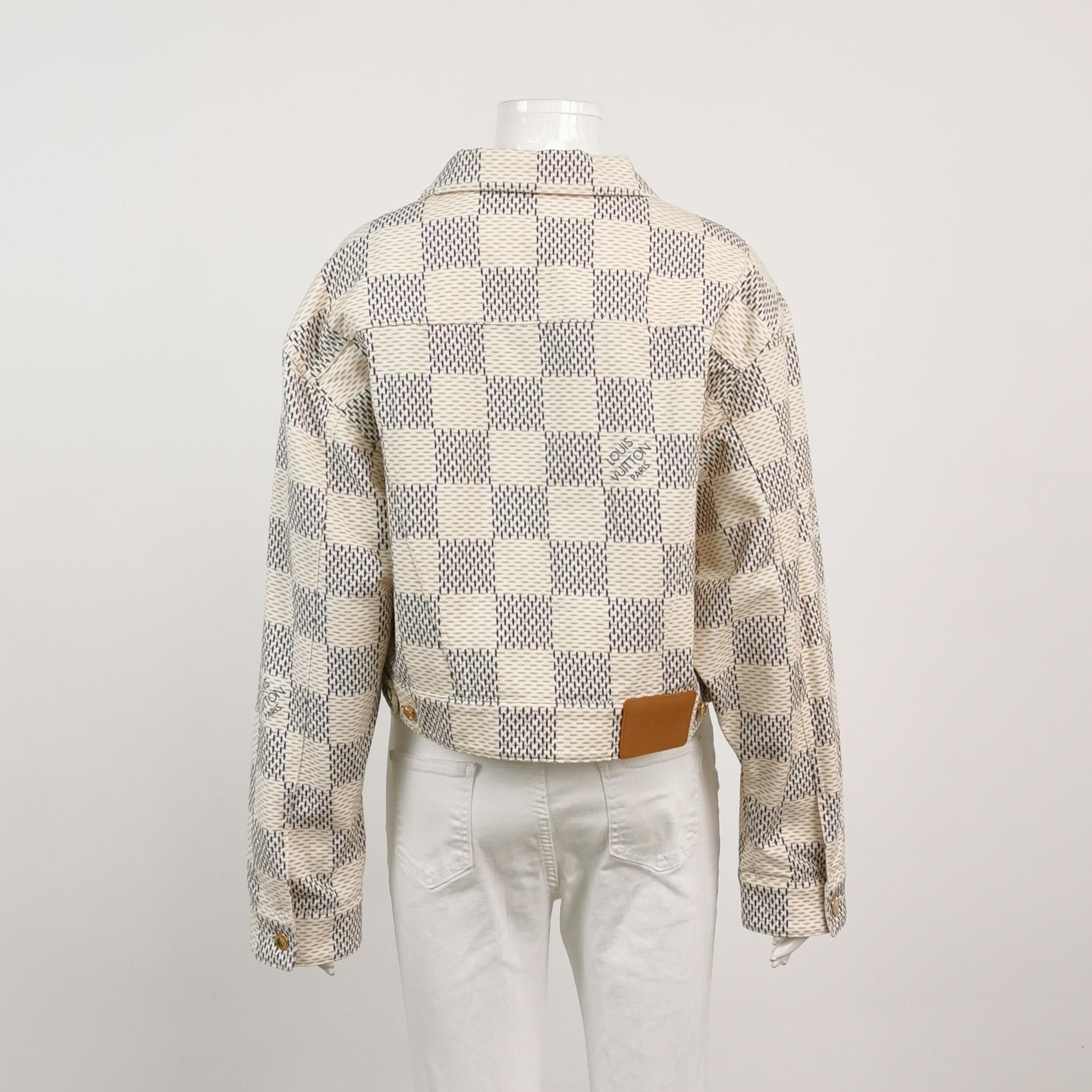 Louis Vuitton Louis Vuitton Checkerboard Cotton Jacket Size 42 Size M / US 6-8 / IT 42-44 - 2 Thumbnail