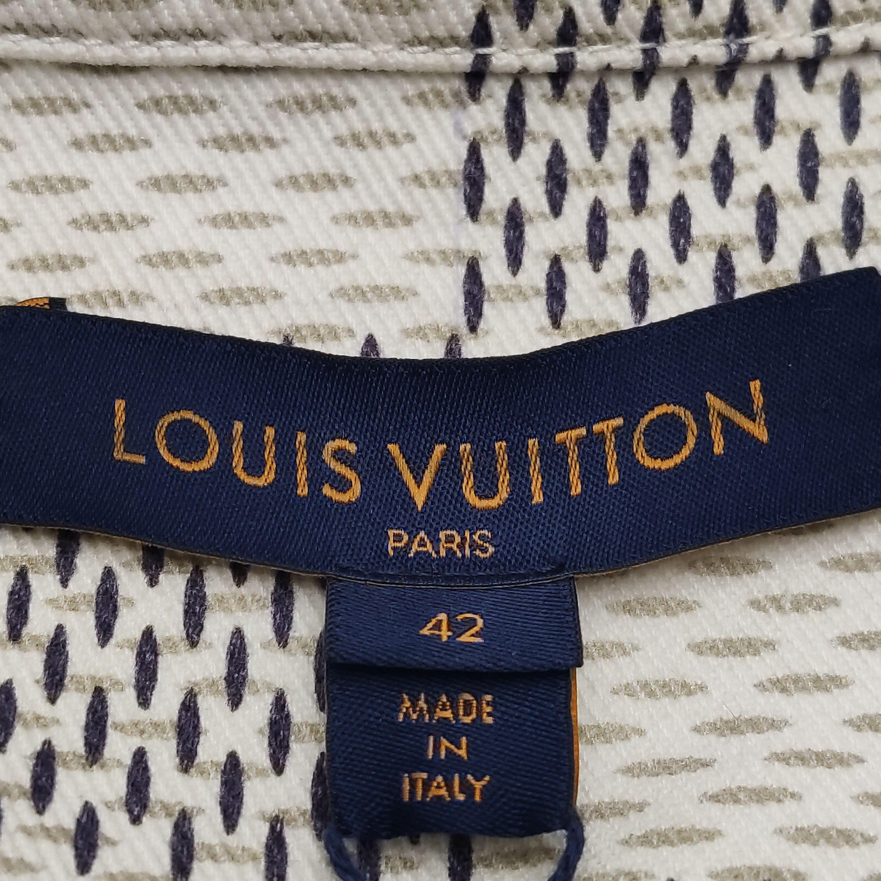 Louis Vuitton Louis Vuitton Checkerboard Cotton Jacket Size 42 Size M / US 6-8 / IT 42-44 - 5 Thumbnail