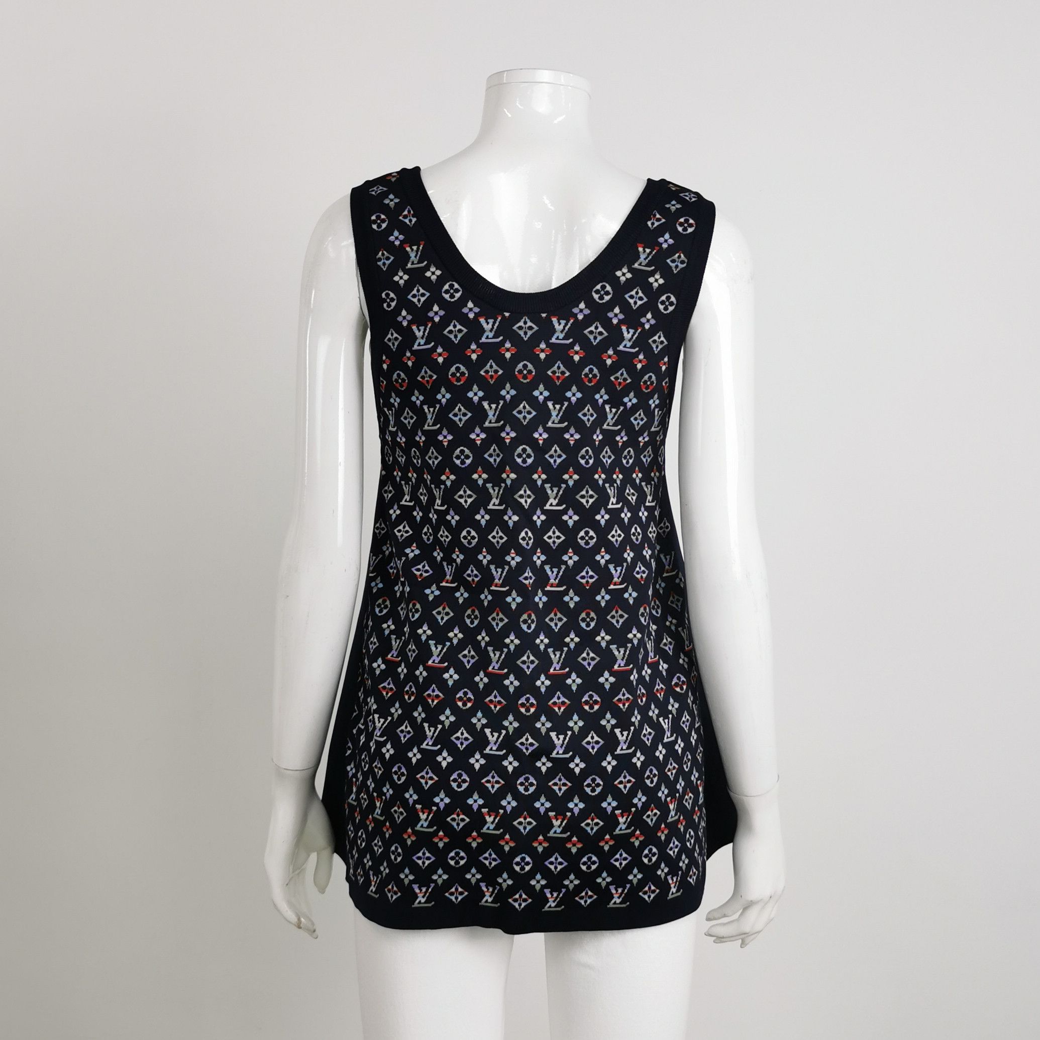 Louis Vuitton Louis Vuitton Monogram Silk Tank Top Size S Size S / US 4 / IT 40 - 2 Thumbnail