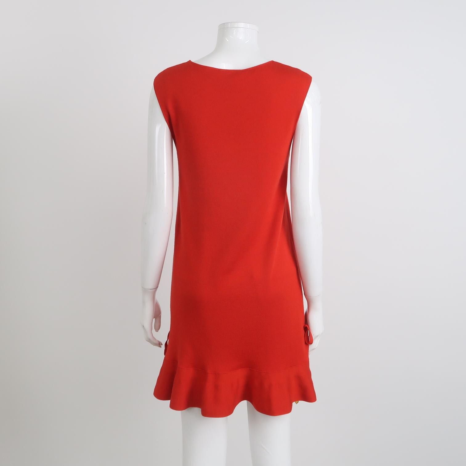 Louis Vuitton Louis Vuitton Cashmere Blend Ruffle Dress L Size L / US 10 / IT 46 - 2 Thumbnail