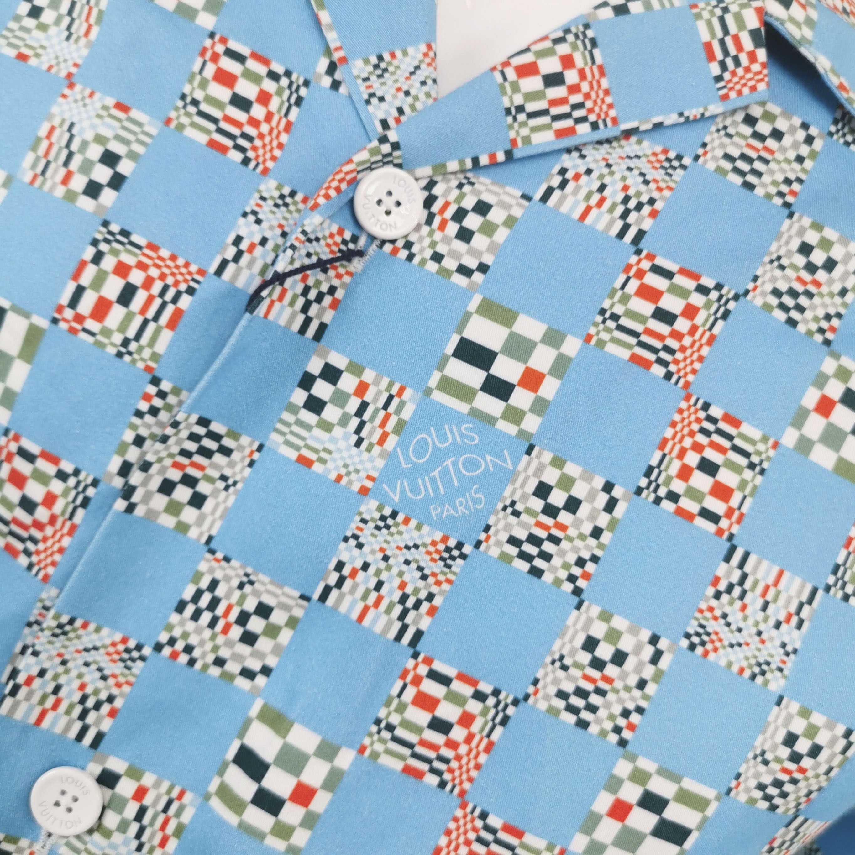 Louis Vuitton Louis Vuitton Checkered Button Up Shirt Size L Size US L / EU 52-54 / 3 - 3 Thumbnail