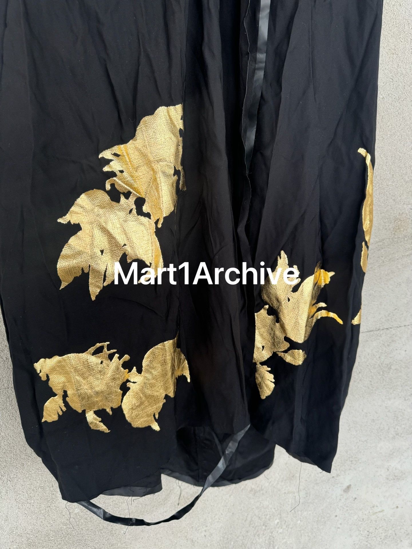Junya Watanabe Junya Watanabe Gold Print Cape Mini Dress Size S Size S / US 4 / IT 40 - 4 Thumbnail