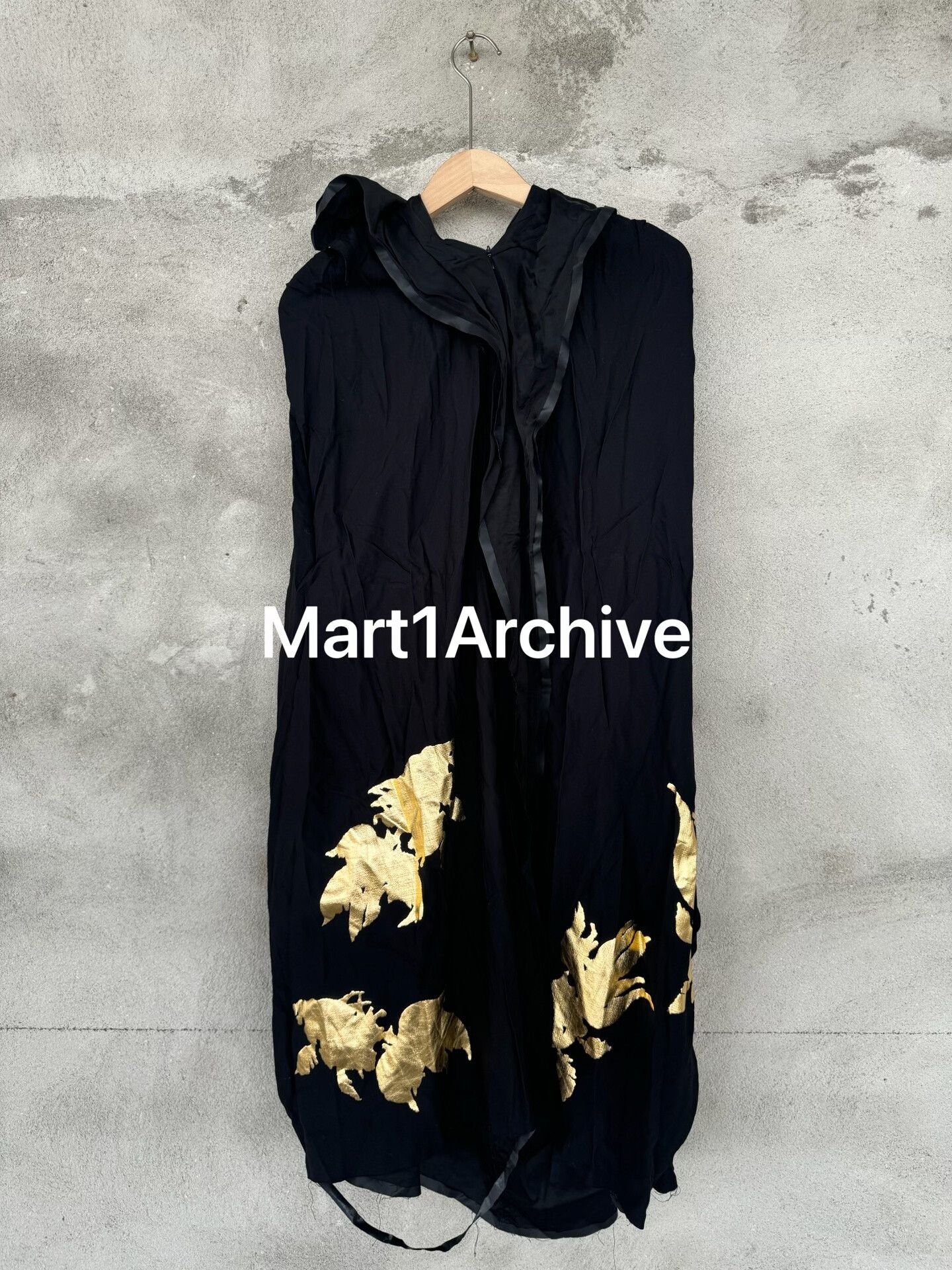 Junya Watanabe Junya Watanabe Gold Print Cape Mini Dress Size S Size S / US 4 / IT 40 - 3 Thumbnail