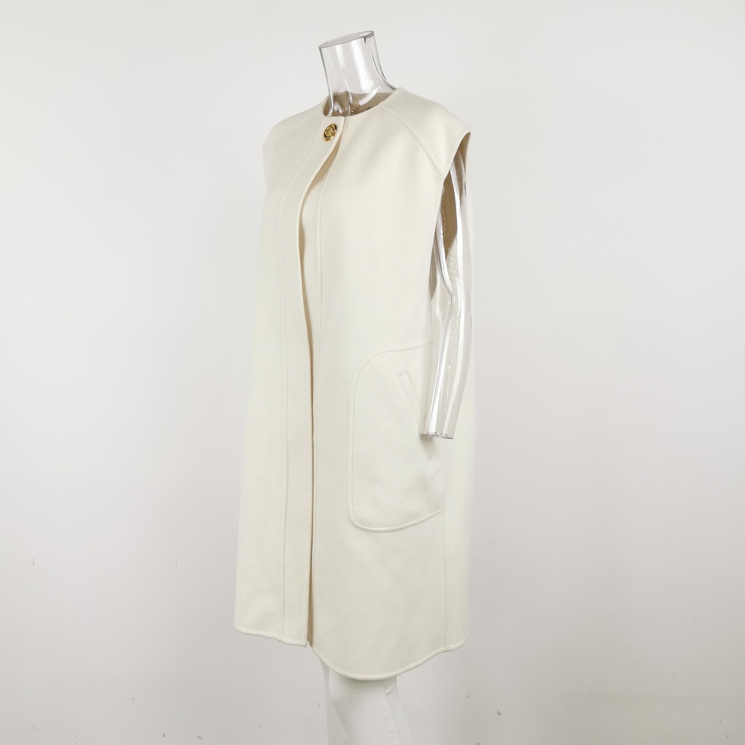 Loro Piana Loro Piana Baby Cashmere Sleeveless Coat Size S Size S / US 4 / IT 40 - 2 Thumbnail