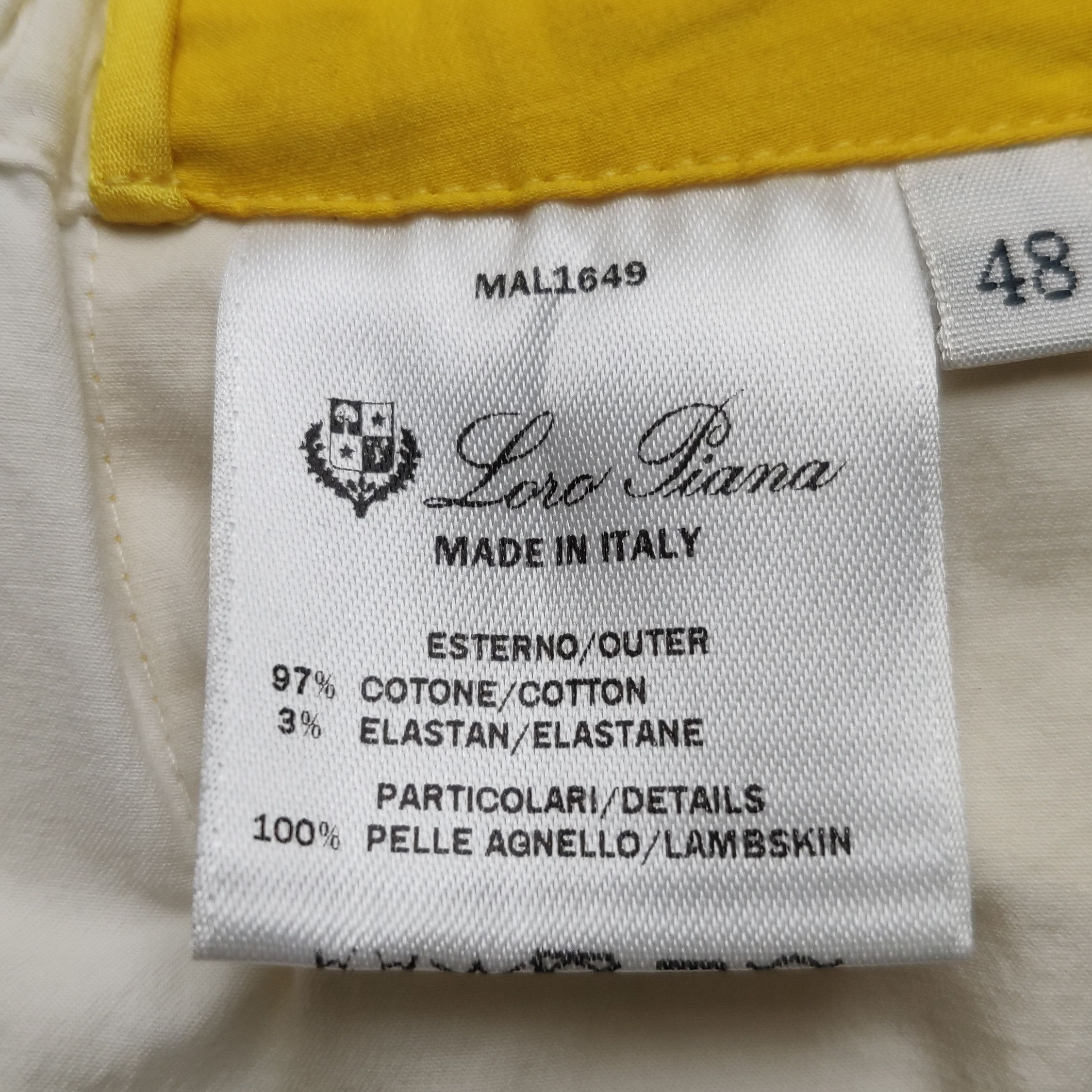 Loro Piana Loro Piana Yellow Cotton Midi Dress IT 48 Size XL / US 12-14 / IT 48-50 - 6 Thumbnail
