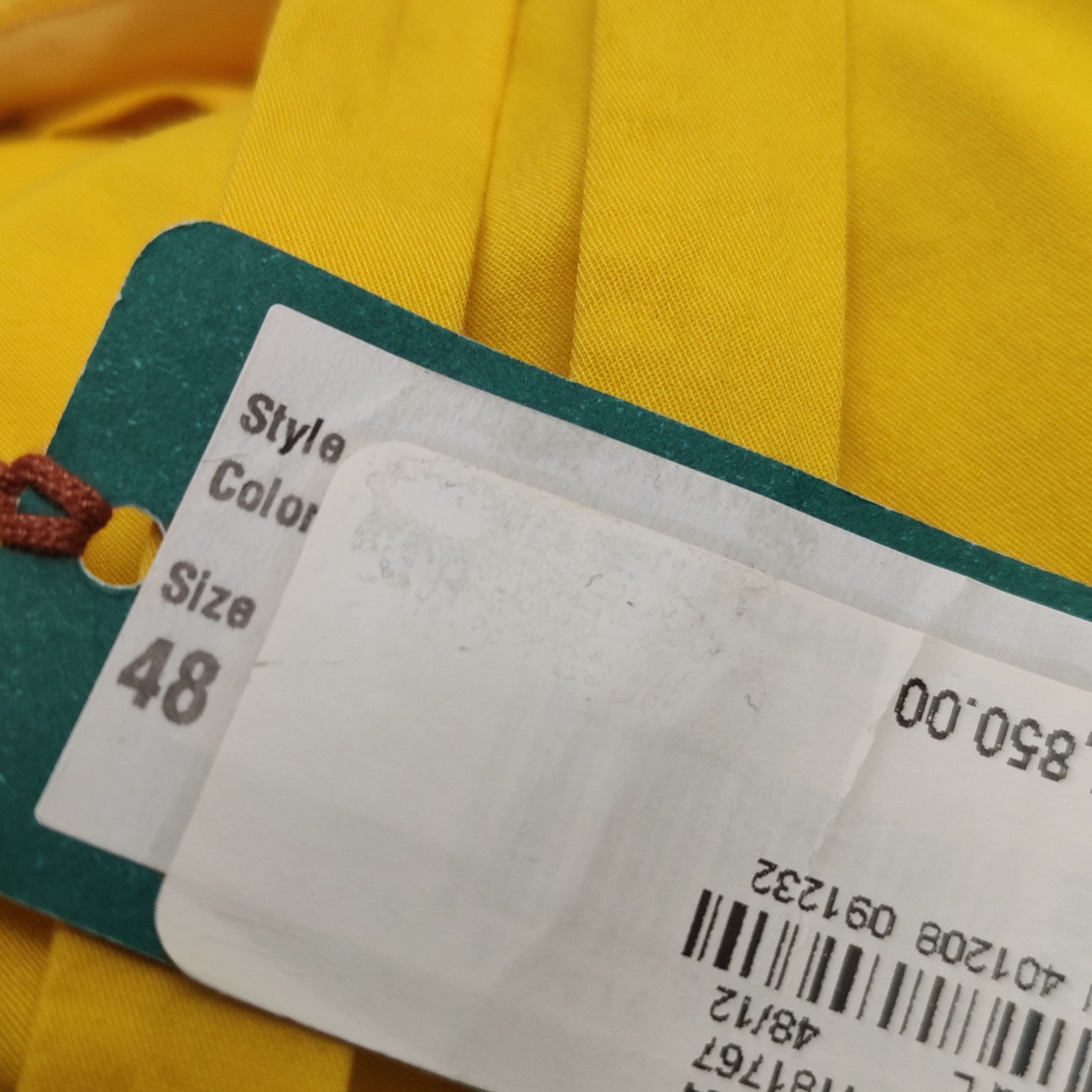Loro Piana Loro Piana Yellow Cotton Midi Dress IT 48 Size XL / US 12-14 / IT 48-50 - 7 Thumbnail