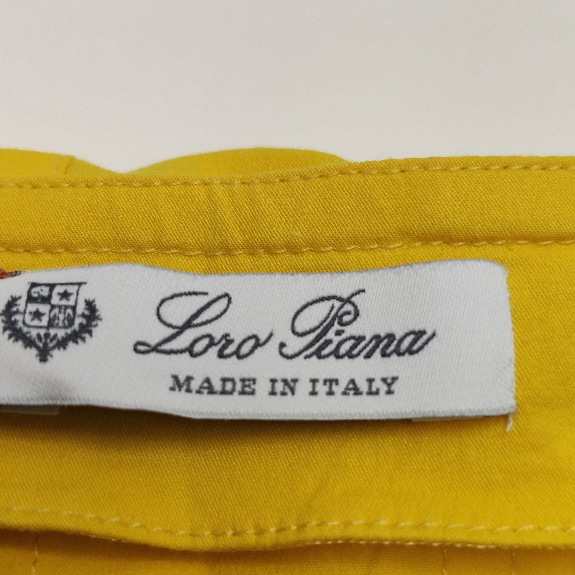 Loro Piana Loro Piana Yellow Cotton Midi Dress IT 48 Size XL / US 12-14 / IT 48-50 - 4 Thumbnail