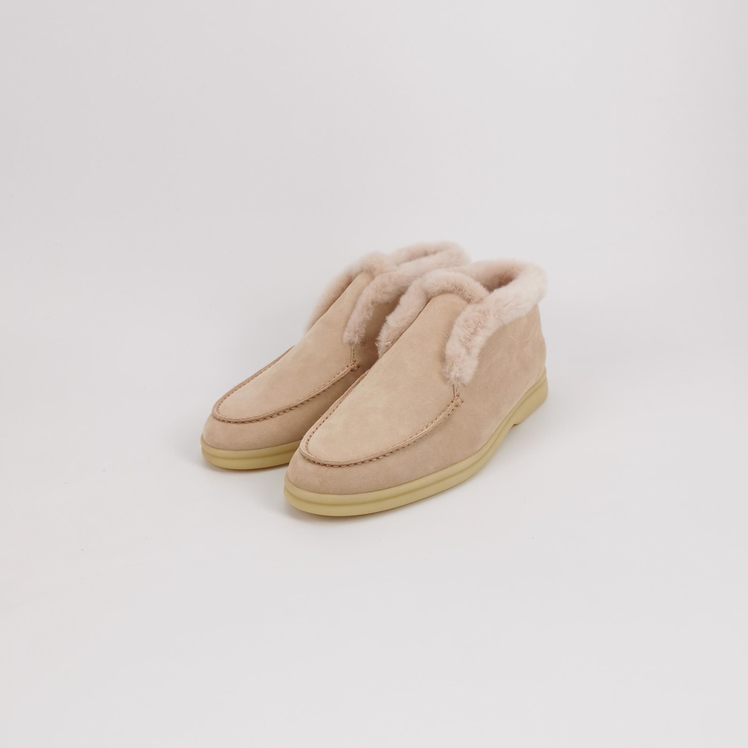 Loro Piana Loro Piana Open Walk Suede Fur Slip Ons Size 36 Size US 6 / IT 36 - 2 Thumbnail