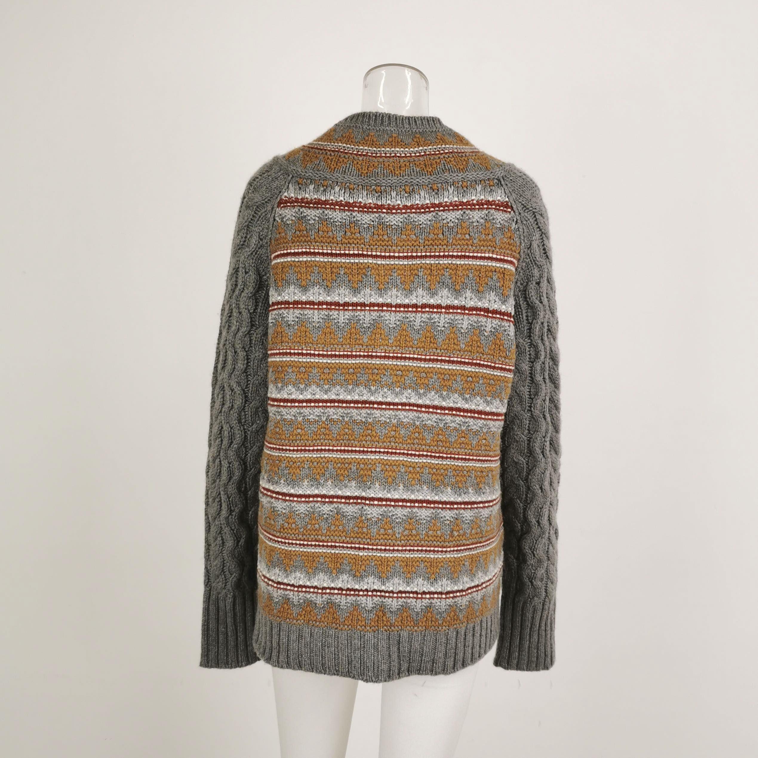 Loro Piana Loro Piana Fair Isle V-Neck Sweater Size M Size US M / EU 48-50 / 2 - 3 Thumbnail