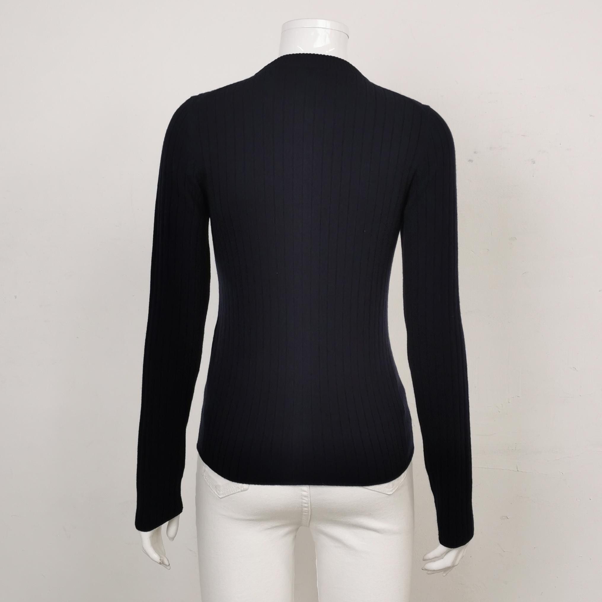 Loro Piana Loro Piana Baby Cashmere Ribbed Sweater Size 42 Size M / US 6-8 / IT 42-44 - 2 Thumbnail