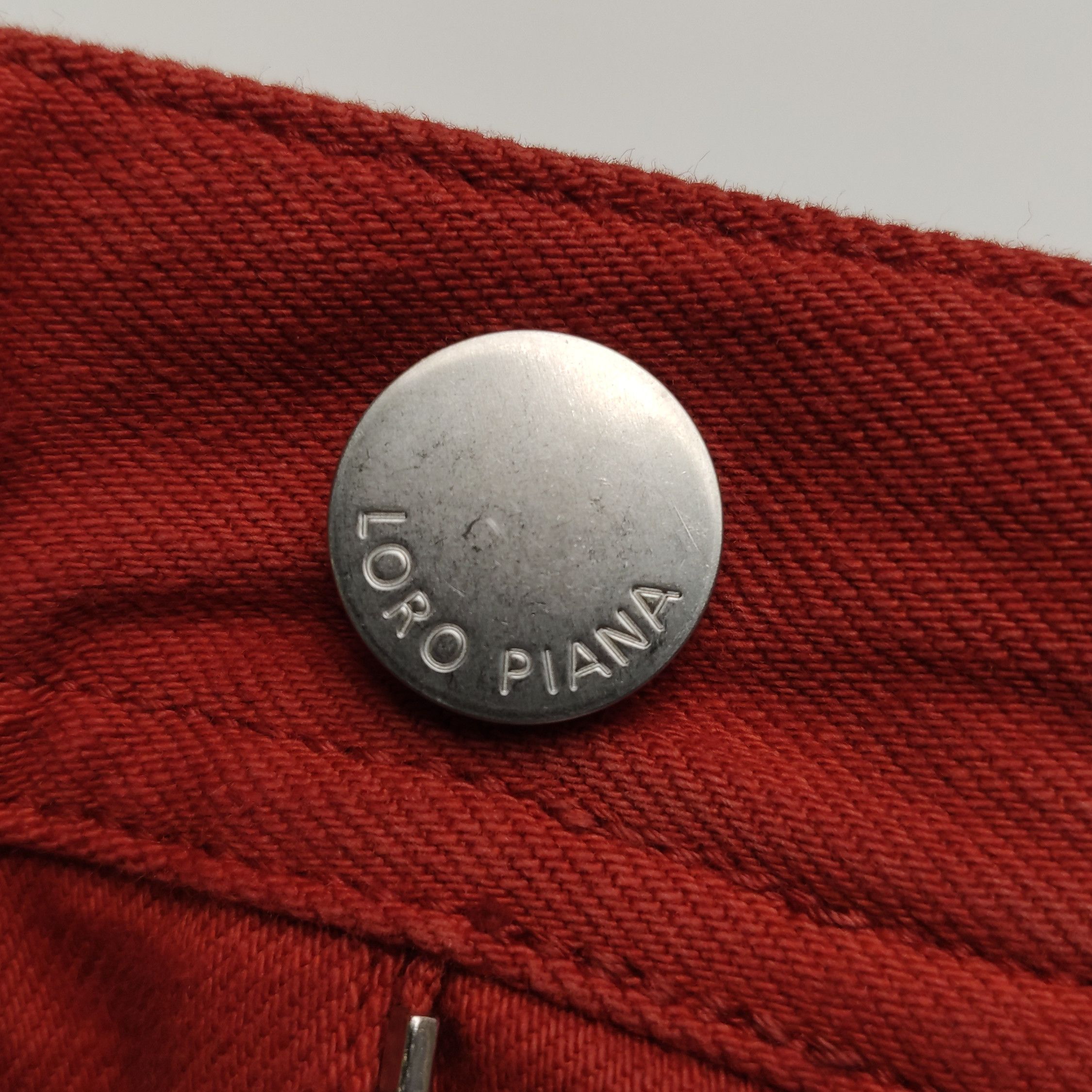 Loro Piana Loro Piana Red Cotton Pants Size 38 Size 26" / US 2 / IT 38 - 8 Thumbnail