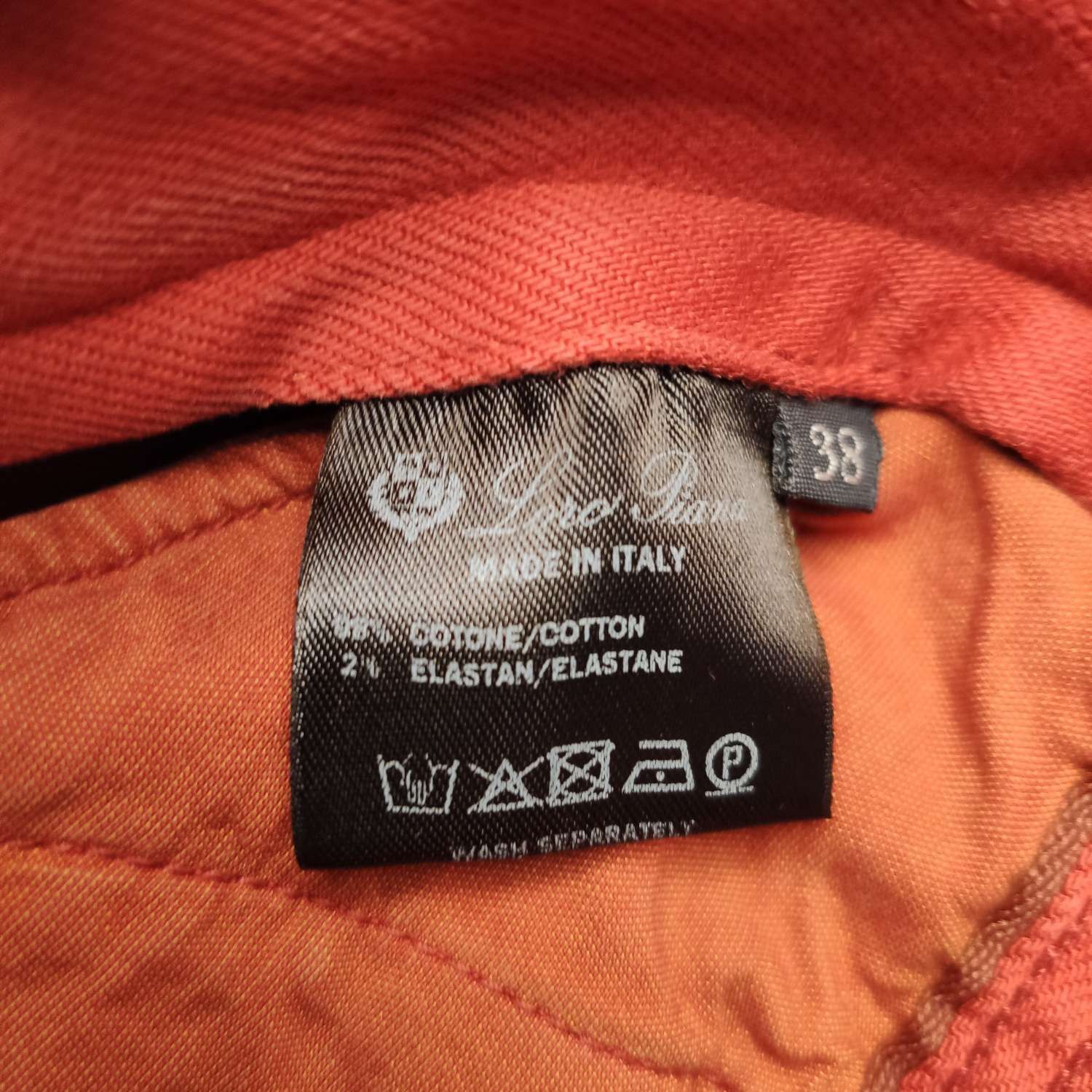 Loro Piana Loro Piana Red Cotton Pants Size 38 Size 26" / US 2 / IT 38 - 7 Thumbnail