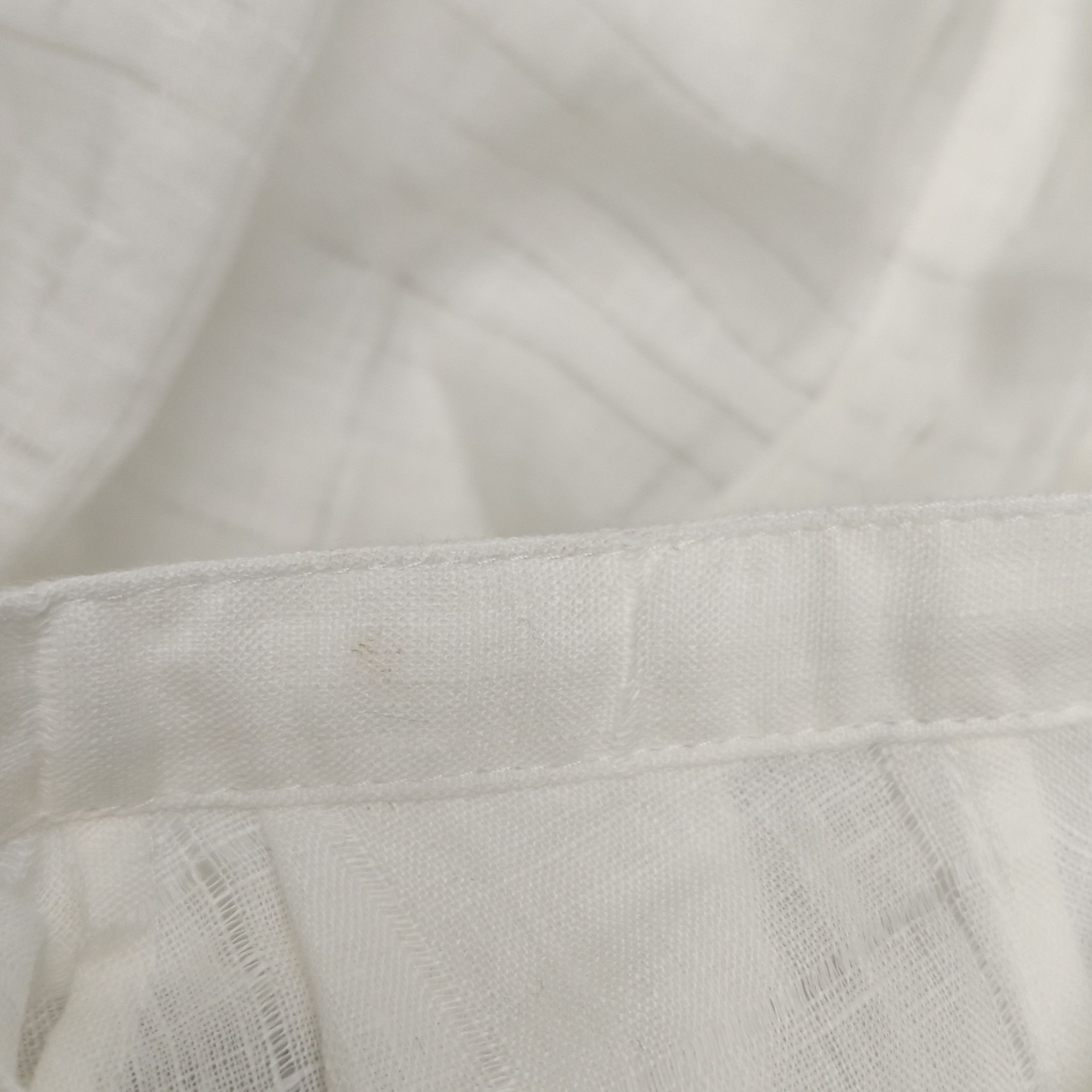 Loro Piana Loro Piana White Cotton Linen Mini Dress Size S Size S / US 4 / IT 40 - 10 Thumbnail