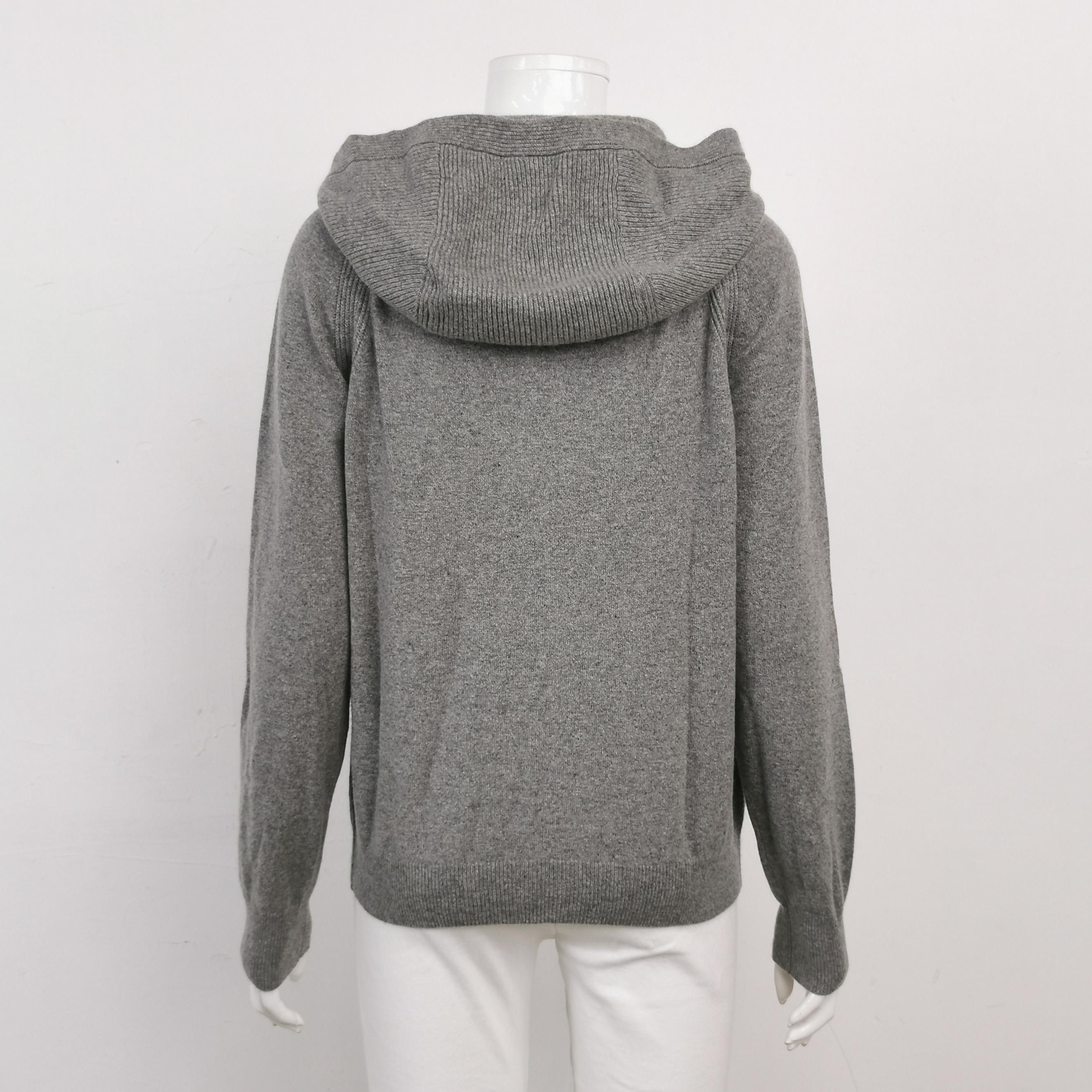 Loro Piana Loro Piana Baby Cashmere Zip-Up Hoodie Size 42 Size M / US 6-8 / IT 42-44 - 2 Thumbnail