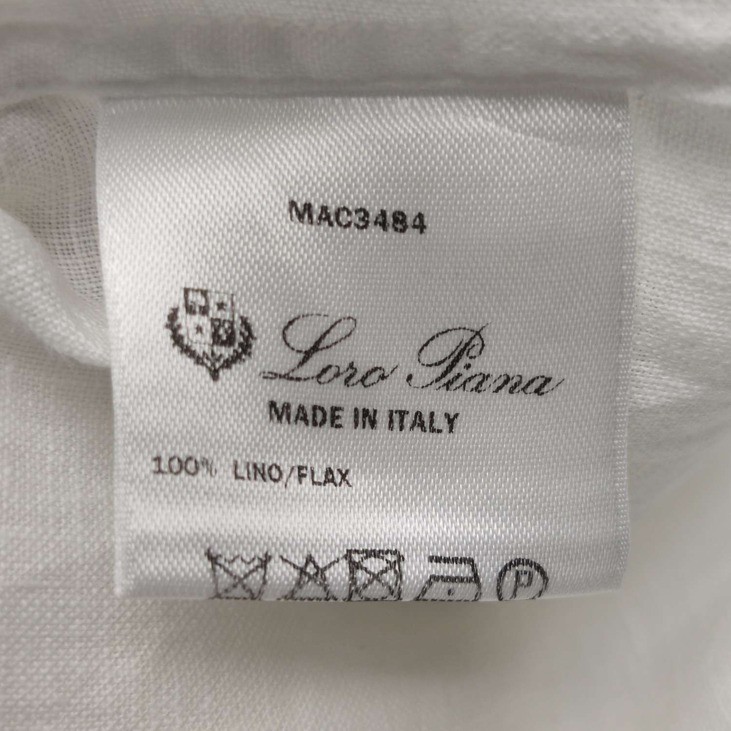 Loro Piana Loro Piana White Linen Button Up Shirt Size 40 Size S / US 4 / IT 40 - 5 Thumbnail