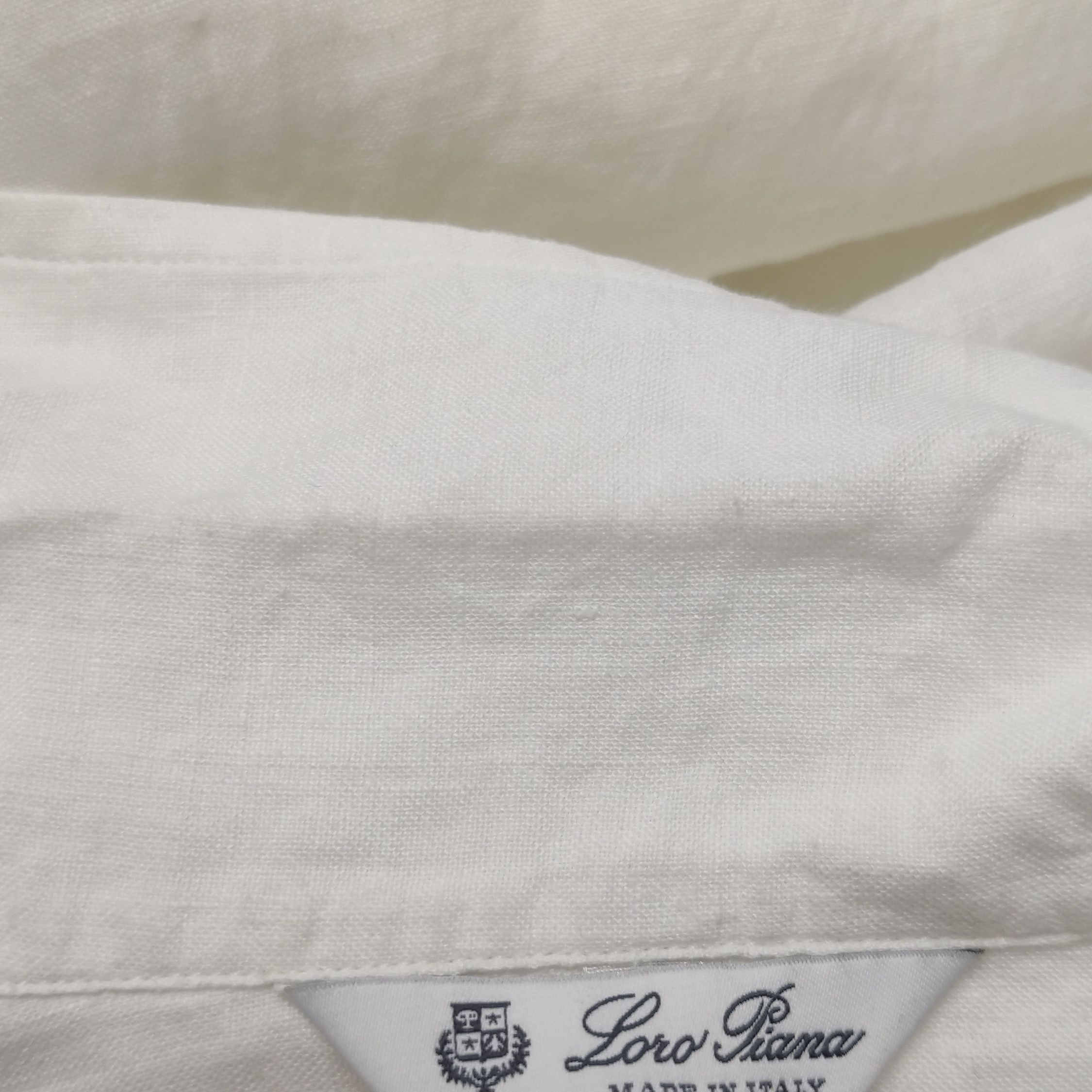 Loro Piana Loro Piana White Linen Button Up Shirt Size 40 Size S / US 4 / IT 40 - 6 Thumbnail