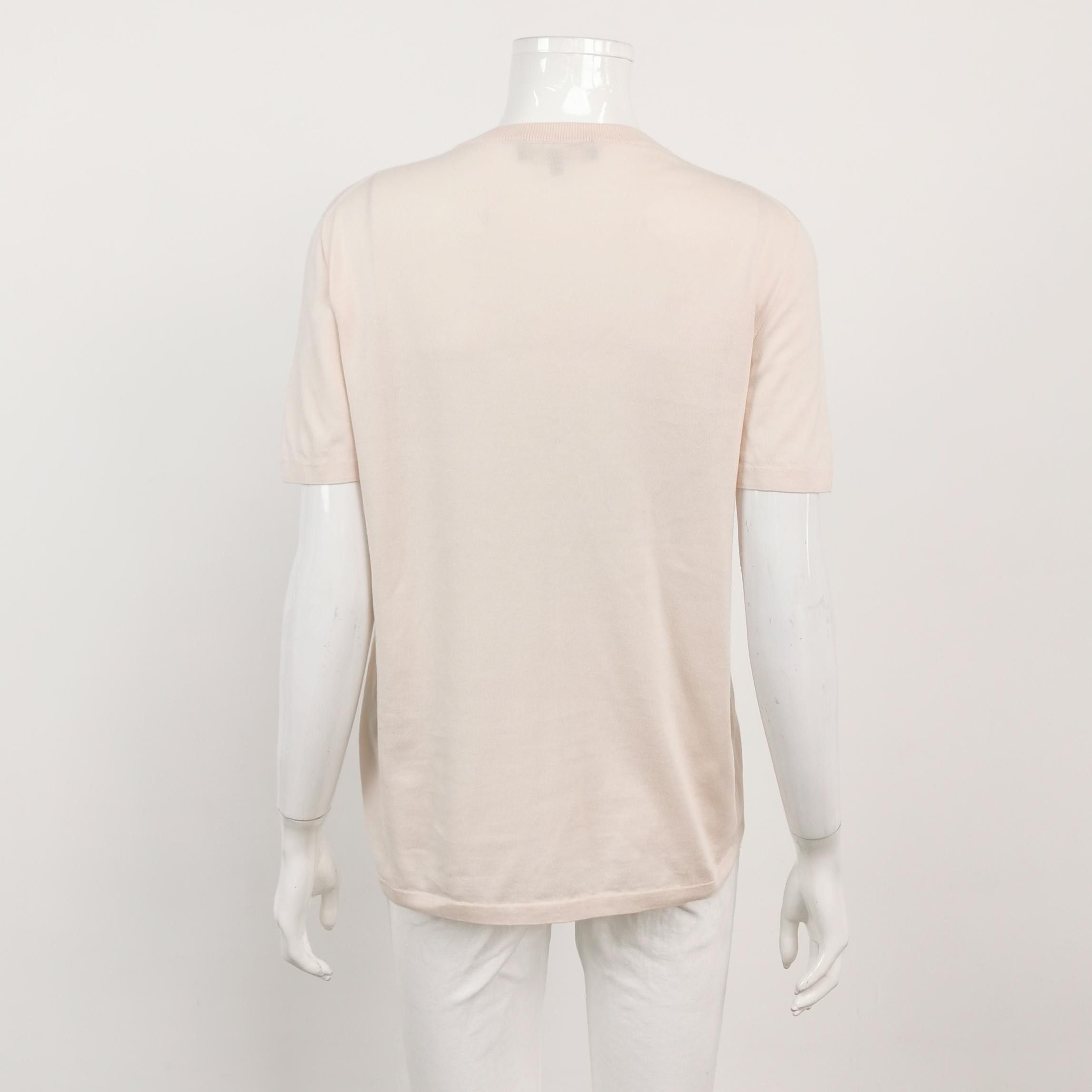 Loro Piana Loro Piana Silk Short Sleeve Knit Size 44 Size US S / EU 44-46 / 1 - 2 Thumbnail