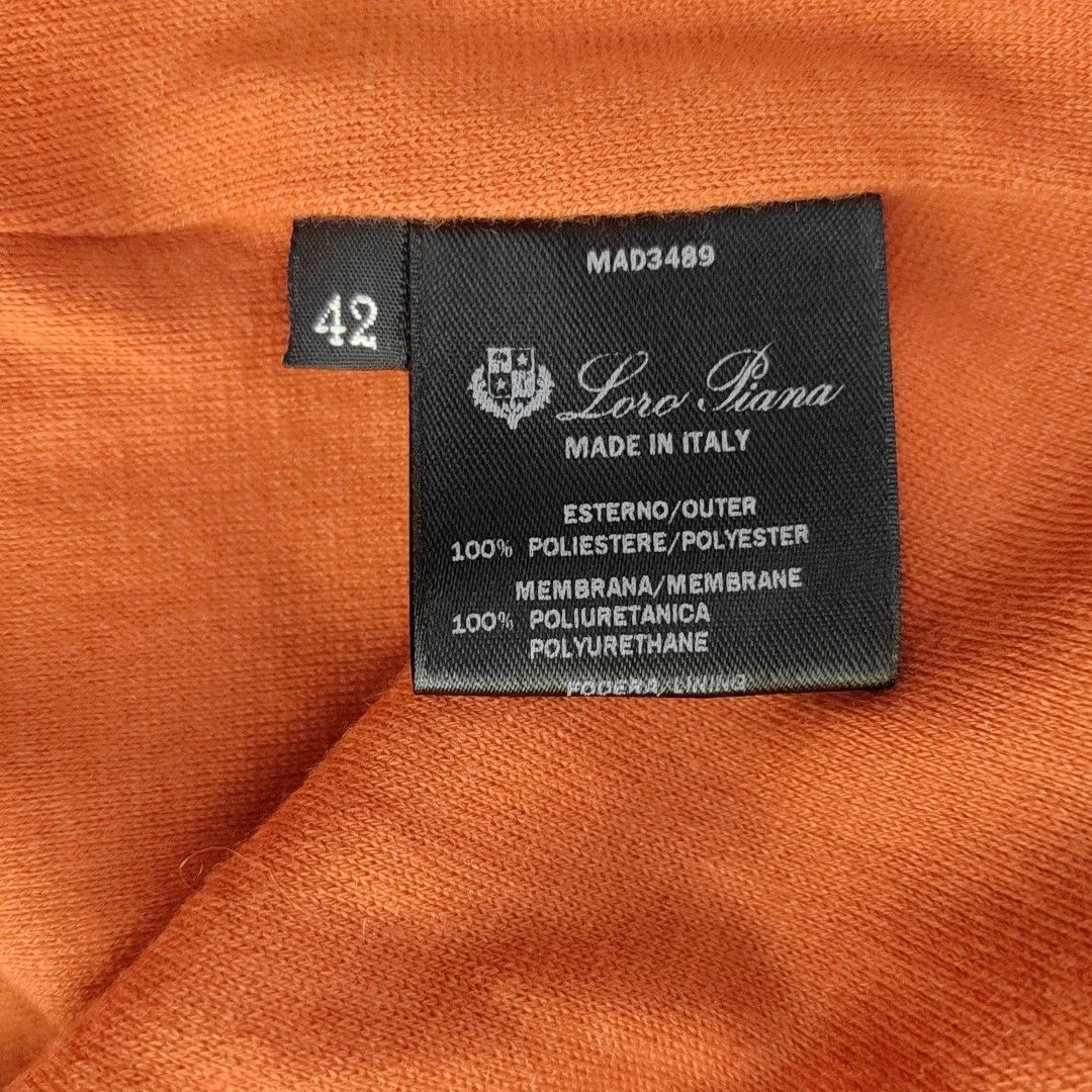Loro Piana Loro Piana Orange Coat IT 42 Size M / US 6-8 / IT 42-44 - 3 Thumbnail